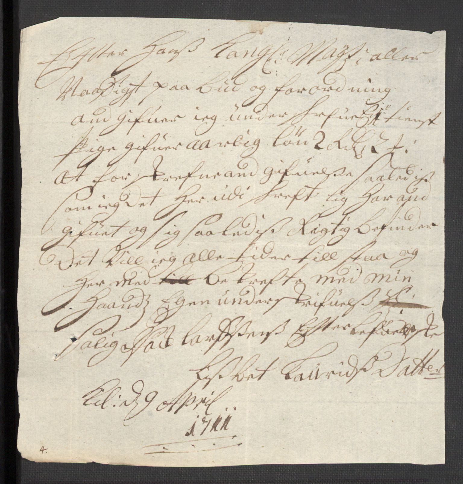 Rentekammeret inntil 1814, Reviderte regnskaper, Fogderegnskap, AV/RA-EA-4092/R36/L2121: Fogderegnskap Øvre og Nedre Telemark og Bamble, 1711, s. 544