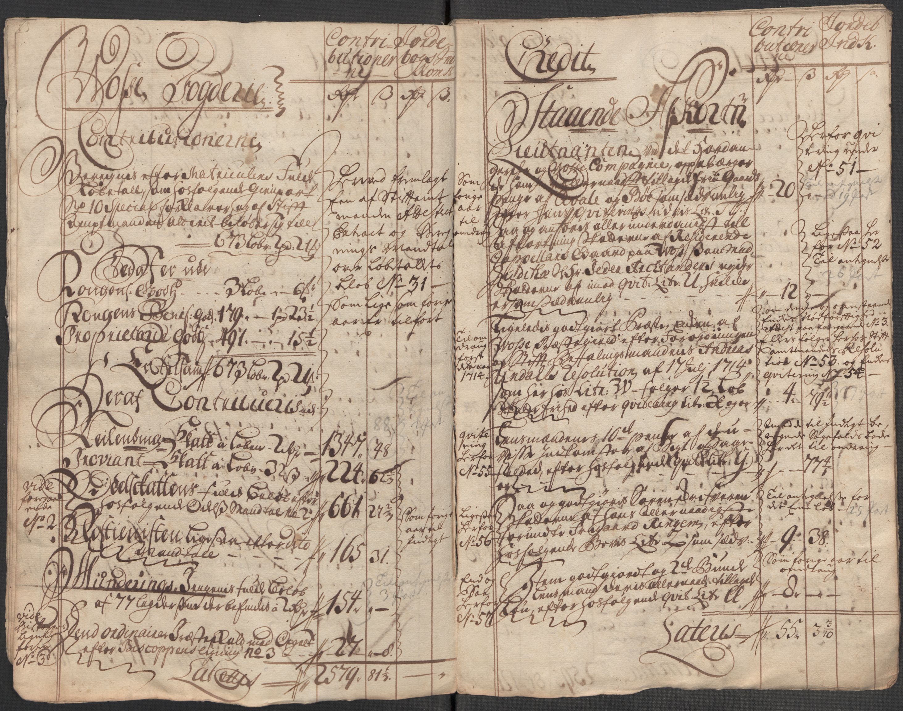 Rentekammeret inntil 1814, Reviderte regnskaper, Fogderegnskap, AV/RA-EA-4092/R51/L3197: Fogderegnskap Nordhordland og Voss, 1714, s. 9