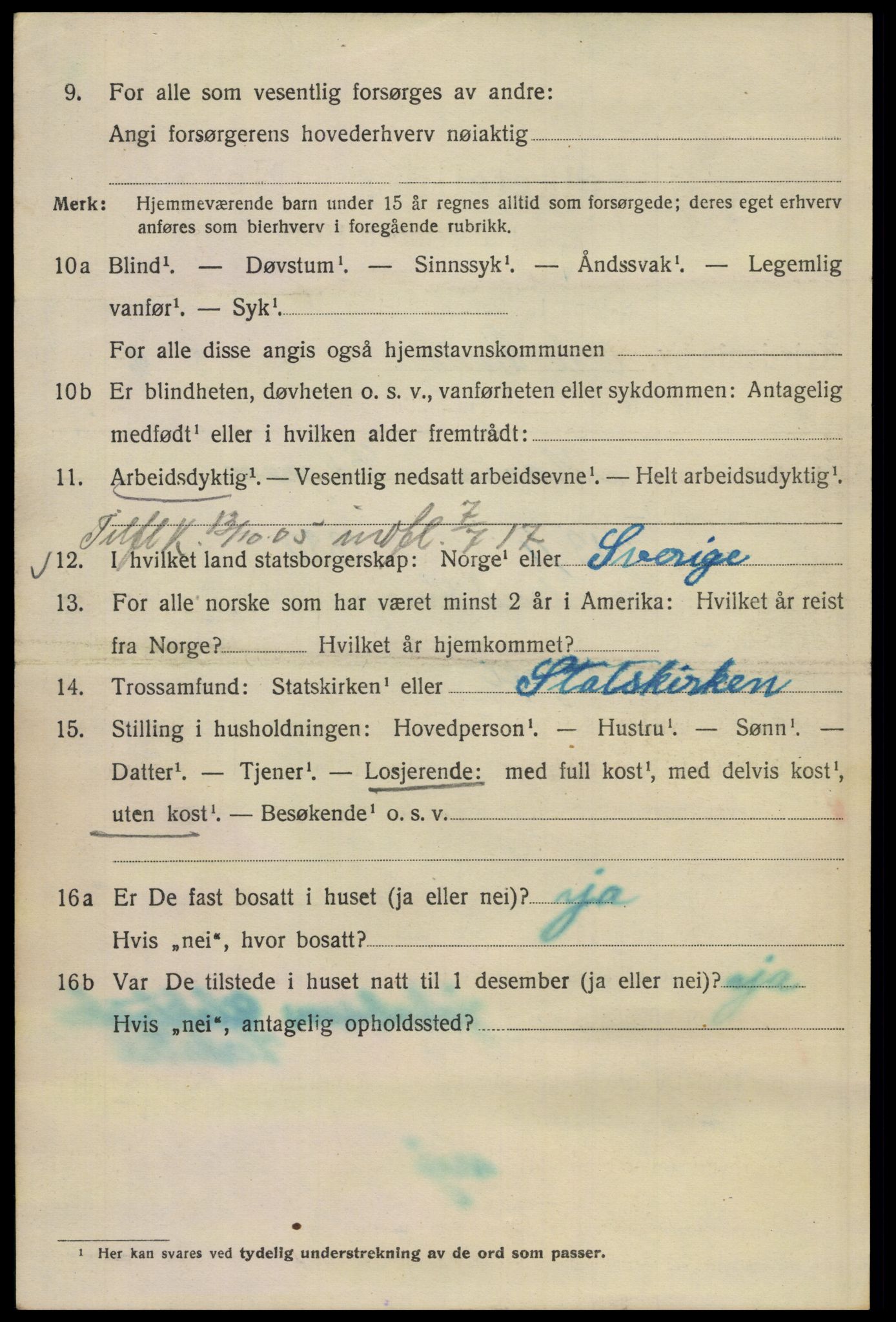 SAO, Folketelling 1920 for 0301 Kristiania kjøpstad, 1920, s. 432920