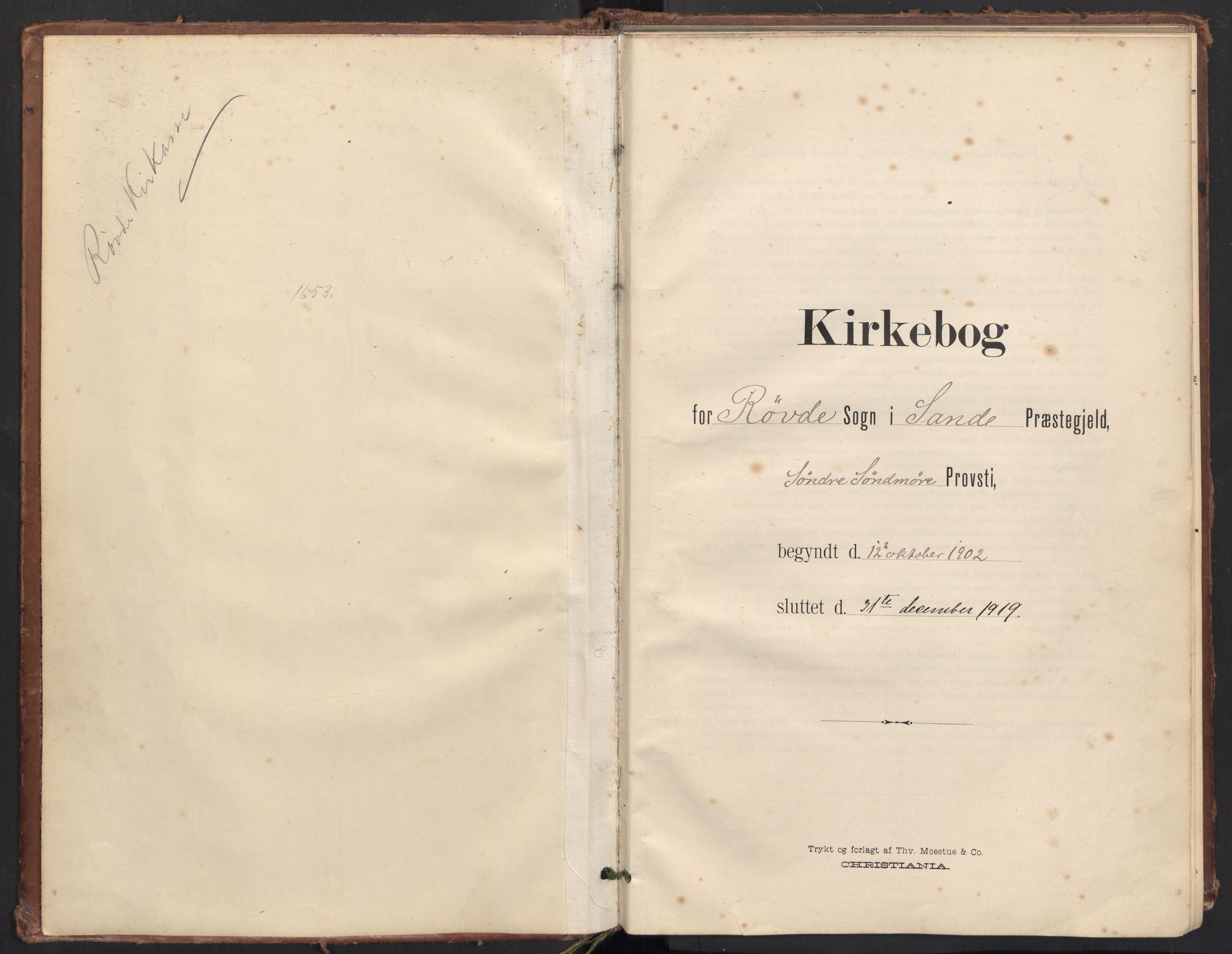 Ministerialprotokoller, klokkerbøker og fødselsregistre - Møre og Romsdal, AV/SAT-A-1454/504/L0057: Ministerialbok nr. 504A04, 1902-1919