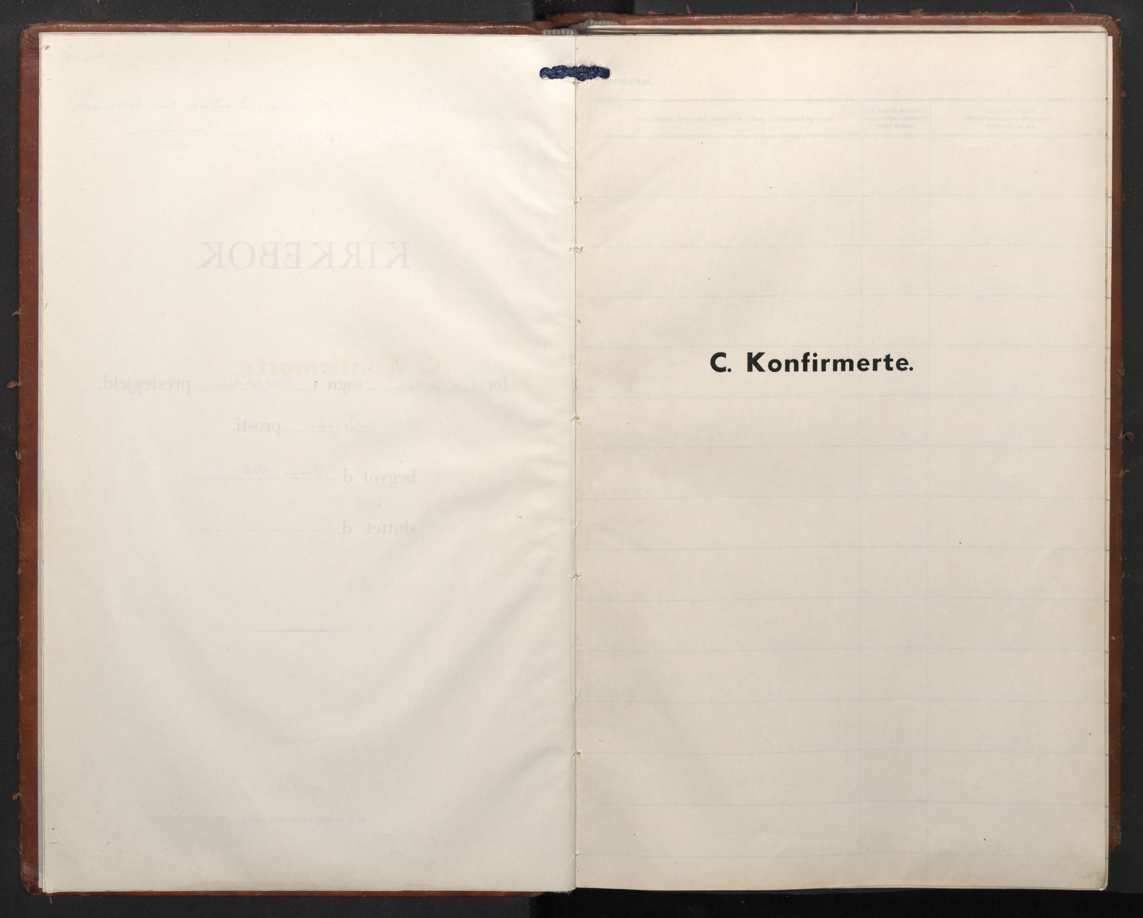 Domkirken sokneprestembete, AV/SAB-A-74801/H/Haa: Ministerialbok nr. C 9, 1958-2001