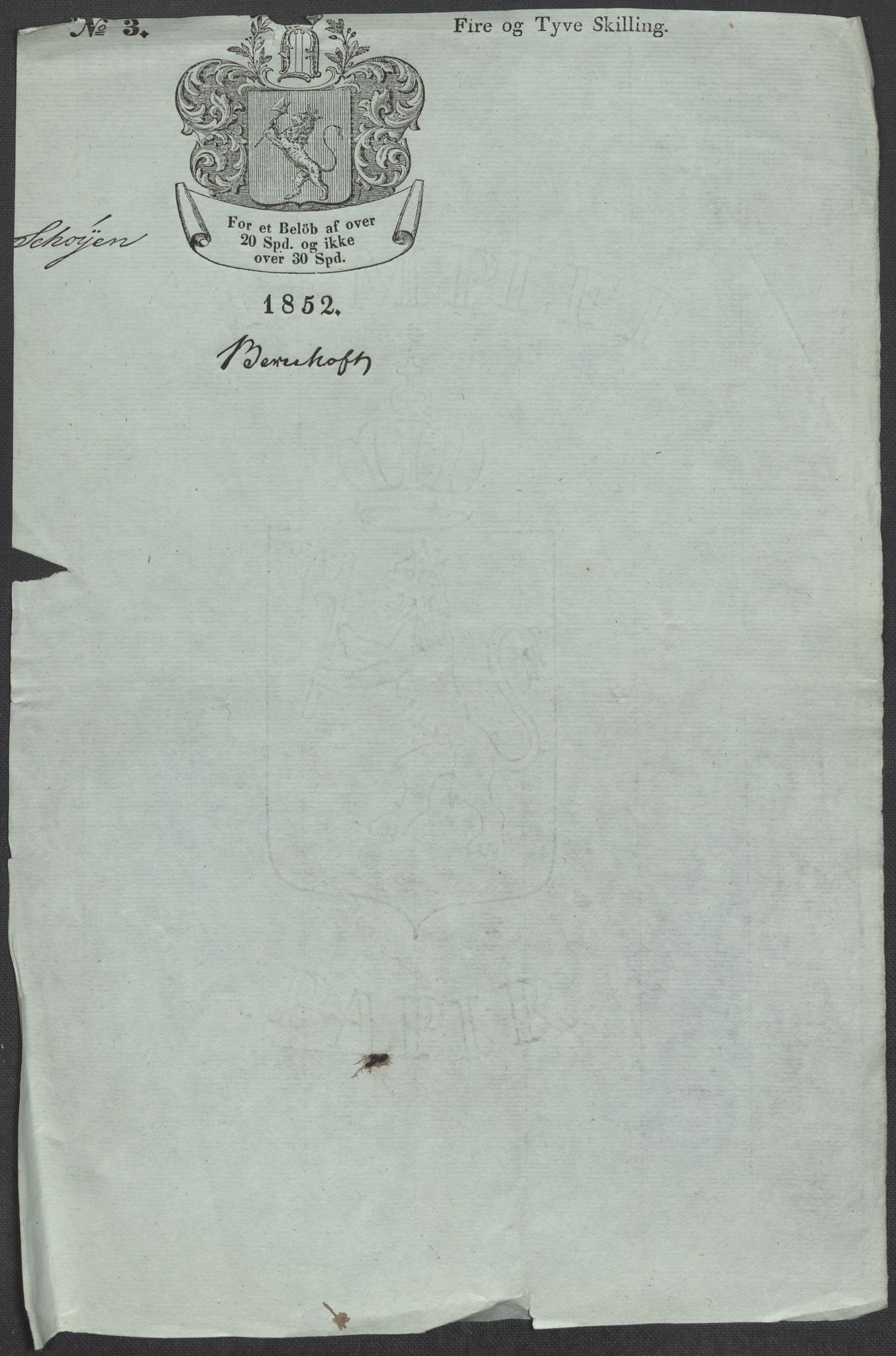 Rentekammeret inntil 1814, Reviderte regnskaper, Mindre regnskaper, RA/EA-4068/Rf/Rfe/L0003: Bergen. Bragernes, 1789, s. 276