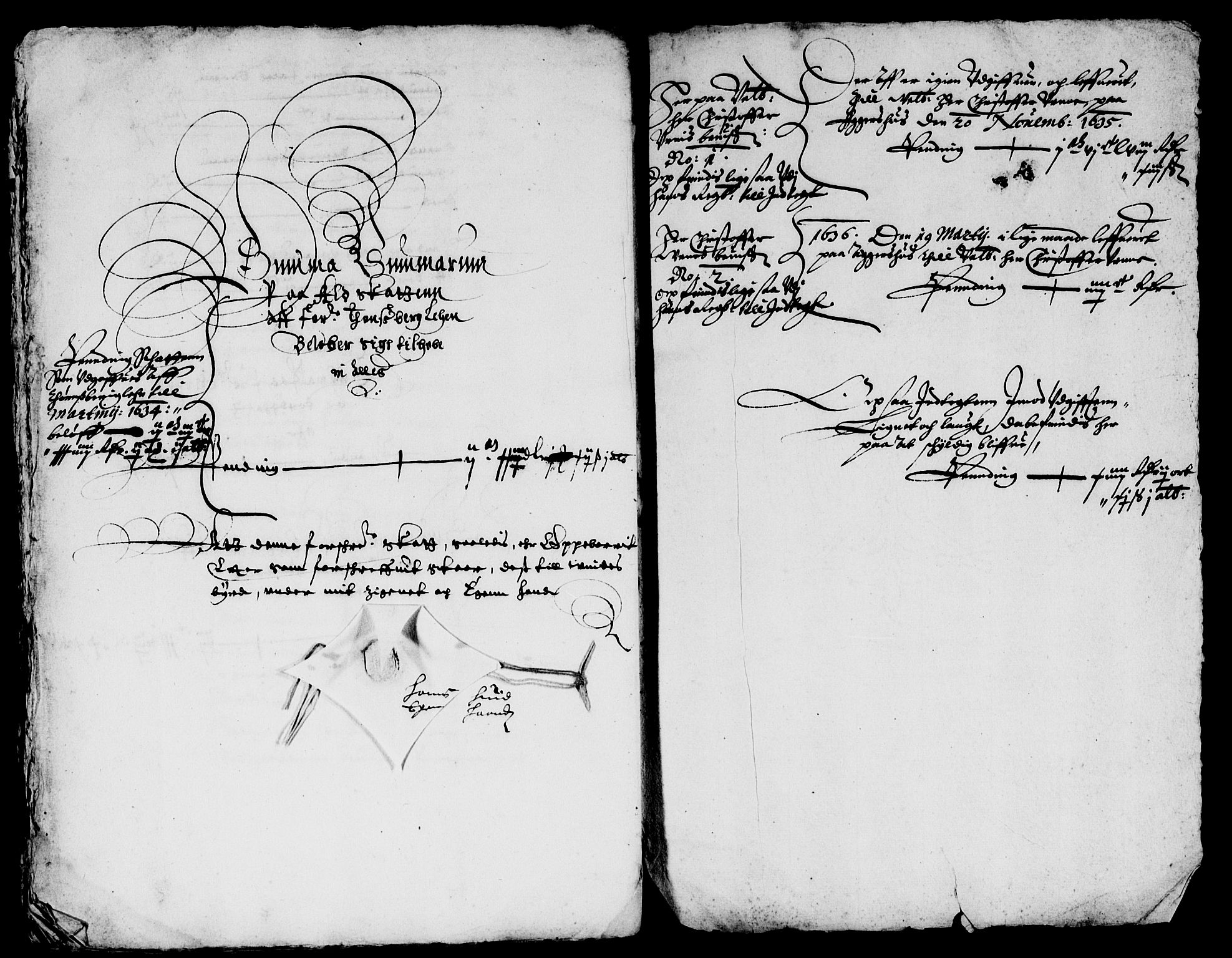 Rentekammeret inntil 1814, Reviderte regnskaper, Lensregnskaper, AV/RA-EA-5023/R/Rb/Rbo/L0016: Tønsberg len, 1635-1637