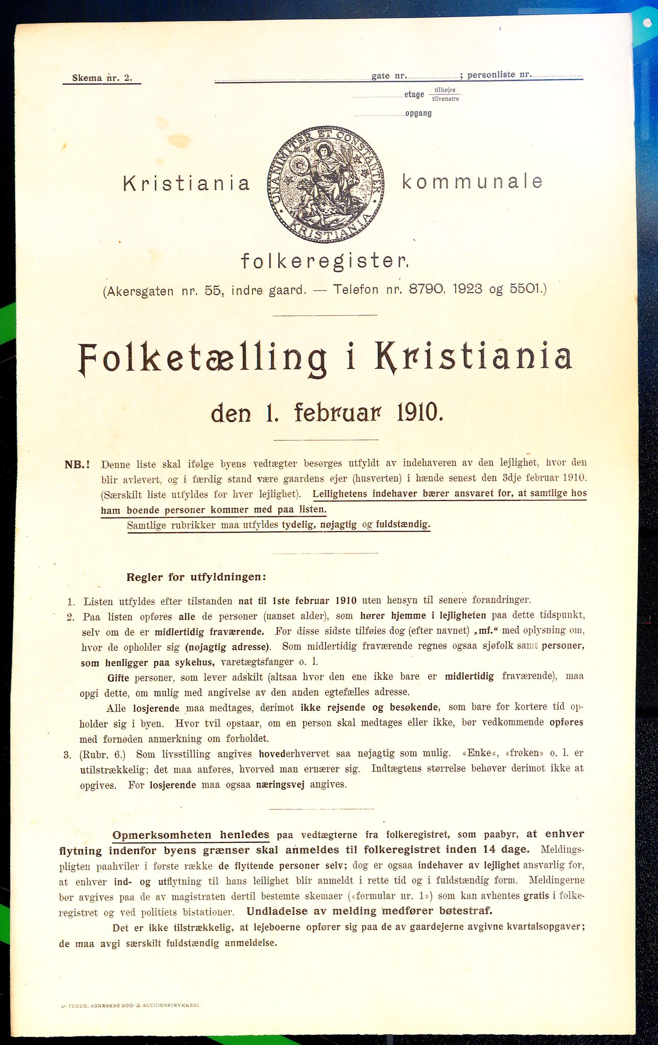 OBA, Kommunal folketelling 1.2.1910 for Kristiania, 1910, s. 1048