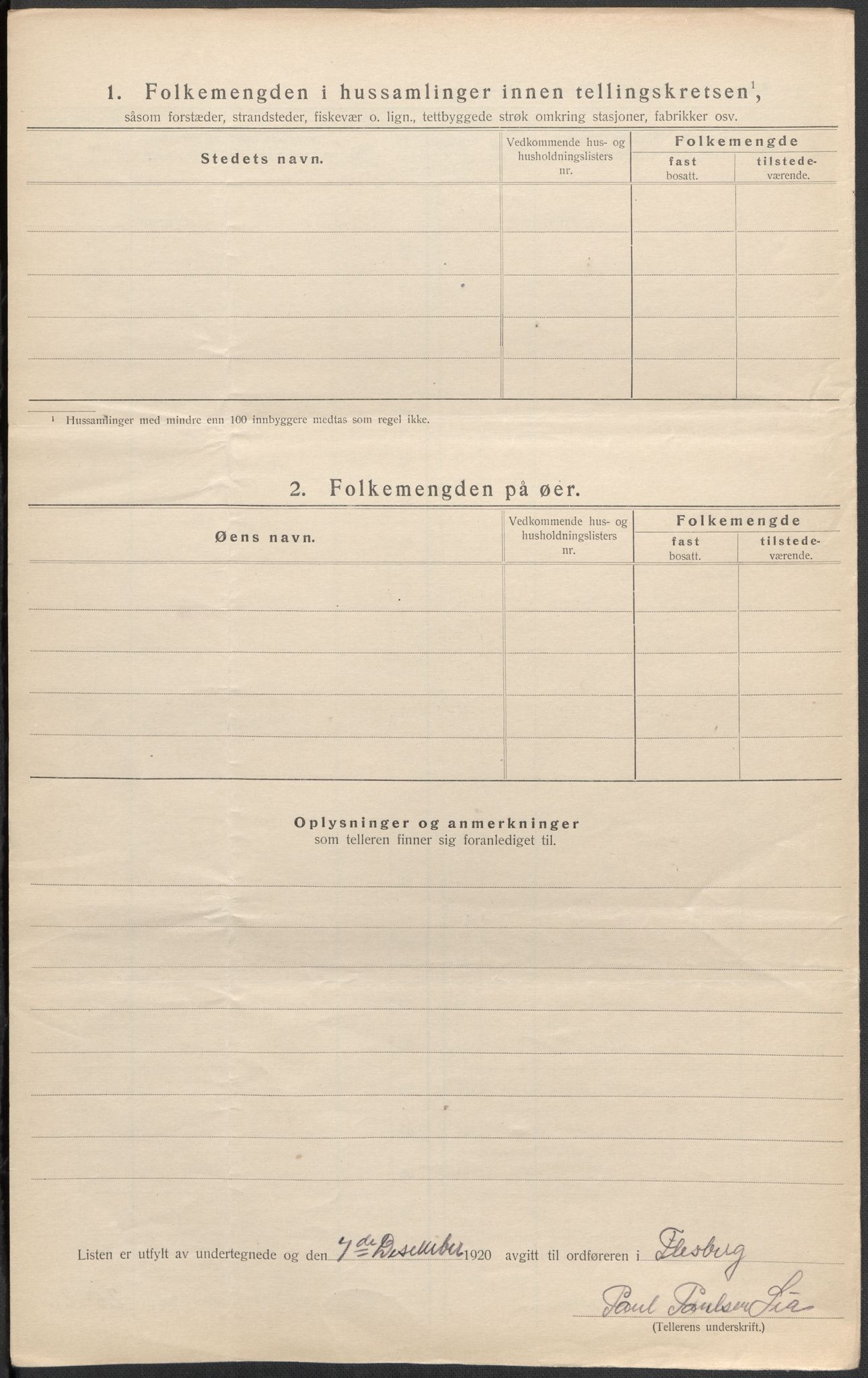 SAKO, Folketelling 1920 for 0631 Flesberg herred, 1920, s. 32