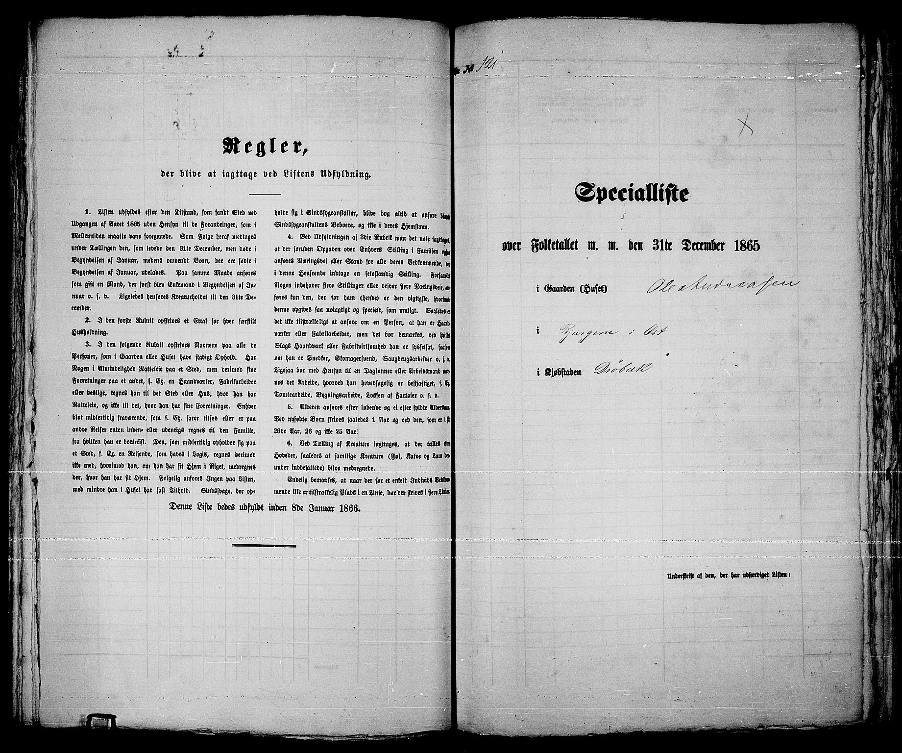 RA, Folketelling 1865 for 0203B Drøbak prestegjeld, Drøbak kjøpstad, 1865, s. 246