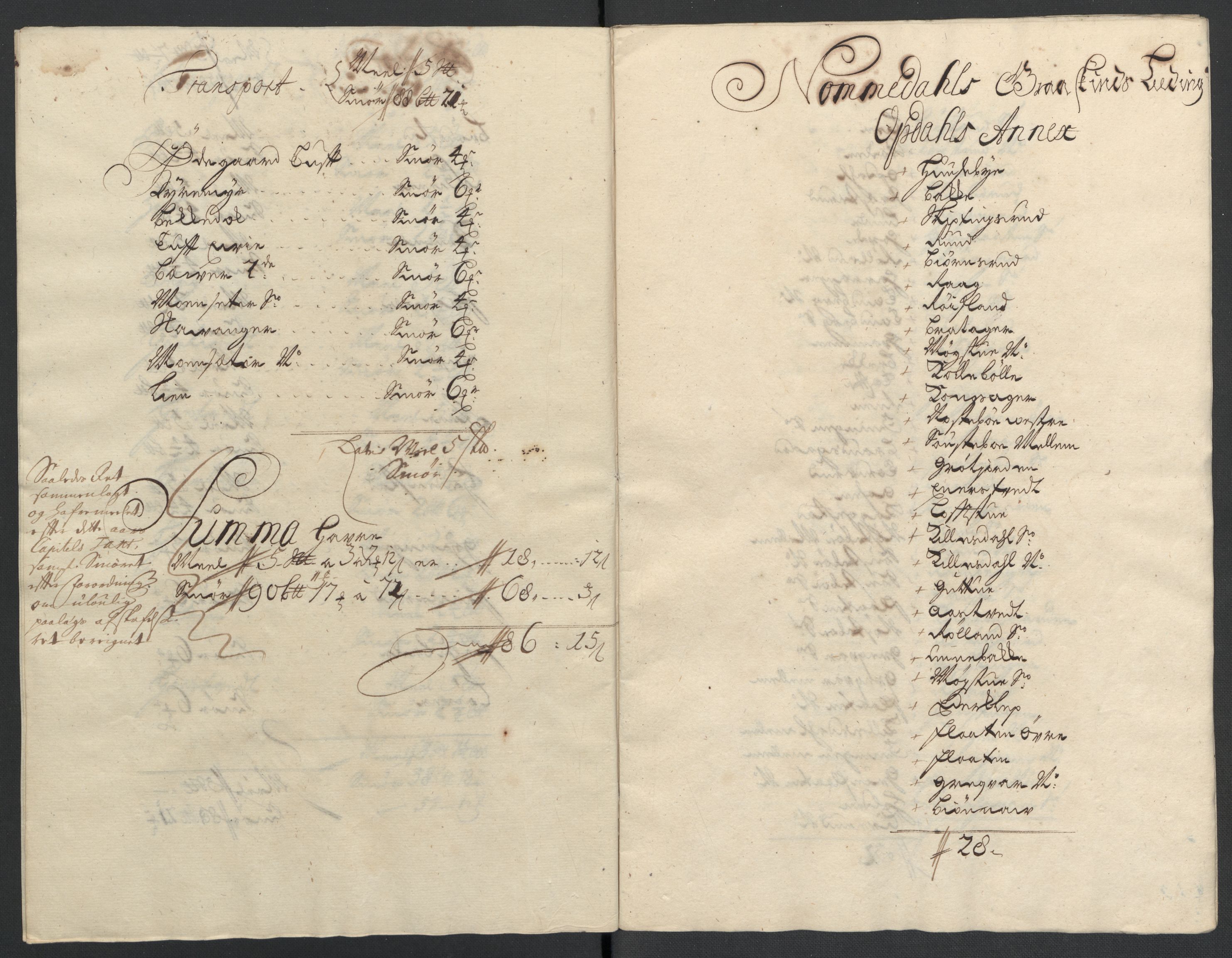 Rentekammeret inntil 1814, Reviderte regnskaper, Fogderegnskap, AV/RA-EA-4092/R24/L1583: Fogderegnskap Numedal og Sandsvær, 1705-1706, s. 231