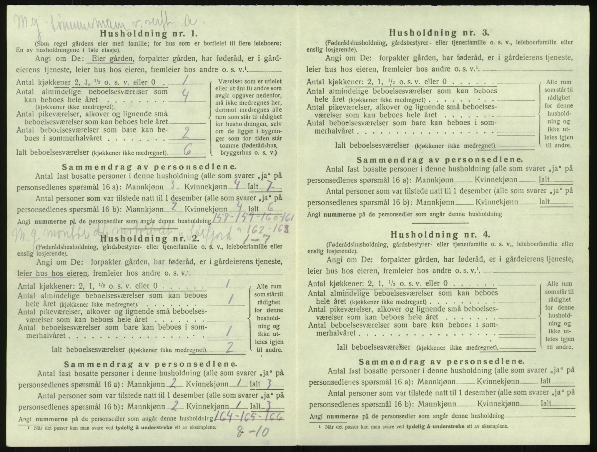 SAK, Folketelling 1920 for 0913 Søndeled herred, 1920, s. 802