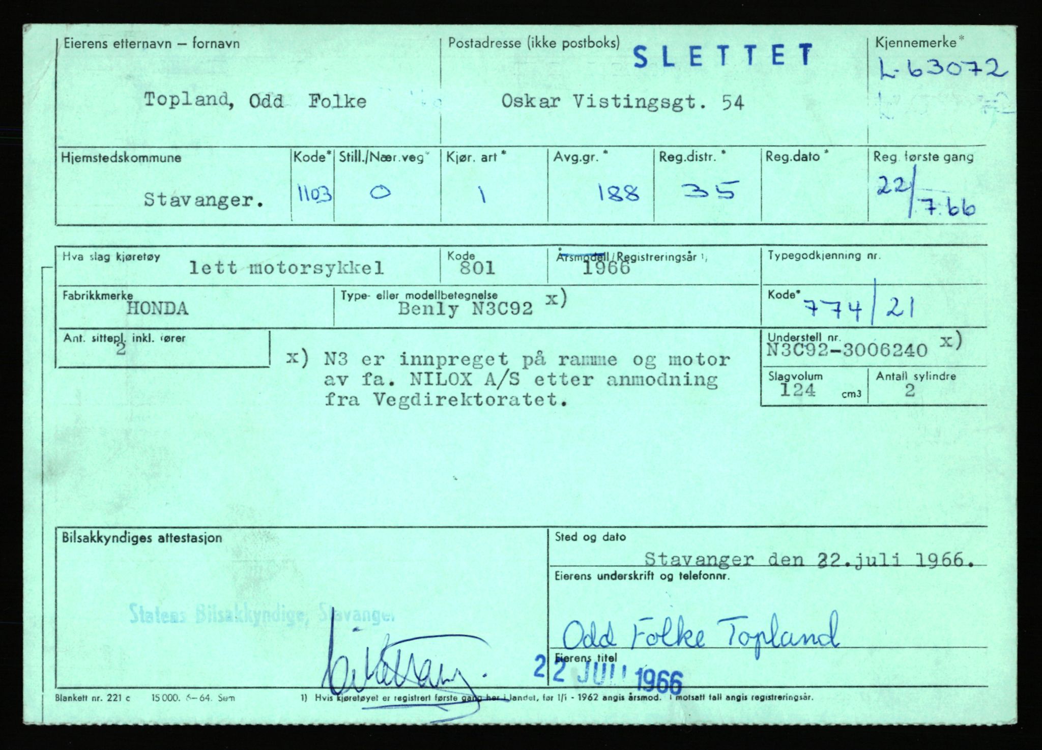 Stavanger trafikkstasjon, AV/SAST-A-101942/0/F/L0063: L-62700 - L-63799, 1930-1971, s. 1047