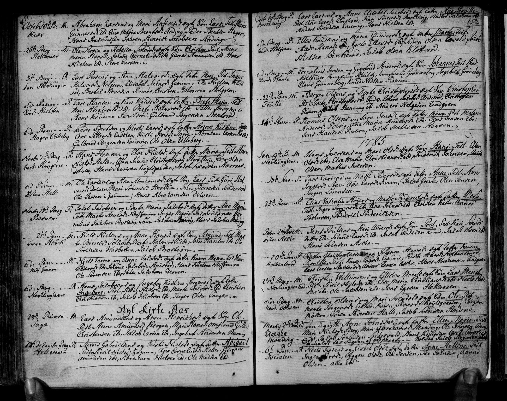 Brunlanes kirkebøker, SAKO/A-342/F/Fa/L0001: Ministerialbok nr. I 1, 1766-1801, s. 151-152
