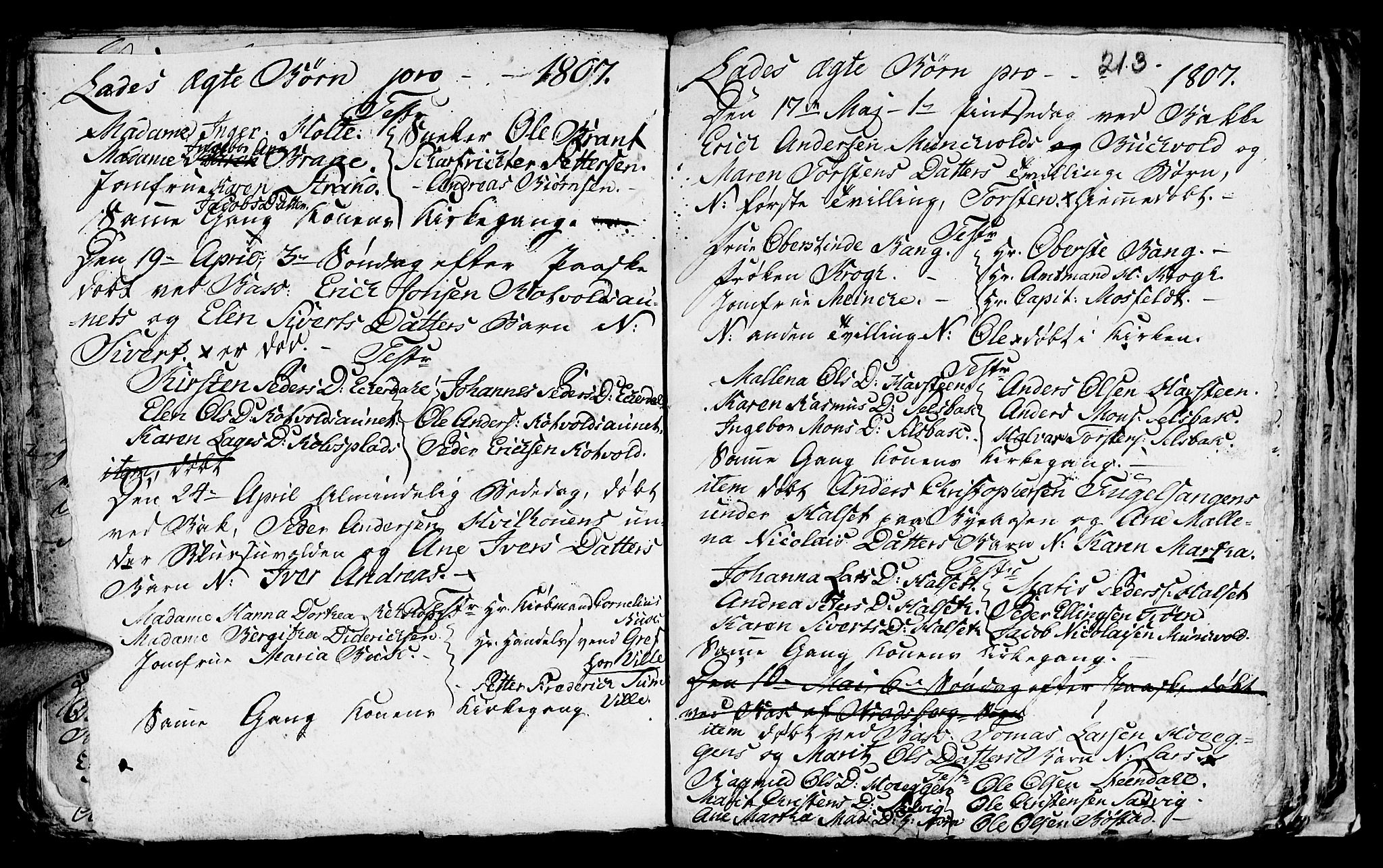 Ministerialprotokoller, klokkerbøker og fødselsregistre - Sør-Trøndelag, SAT/A-1456/606/L0305: Klokkerbok nr. 606C01, 1757-1819, s. 213