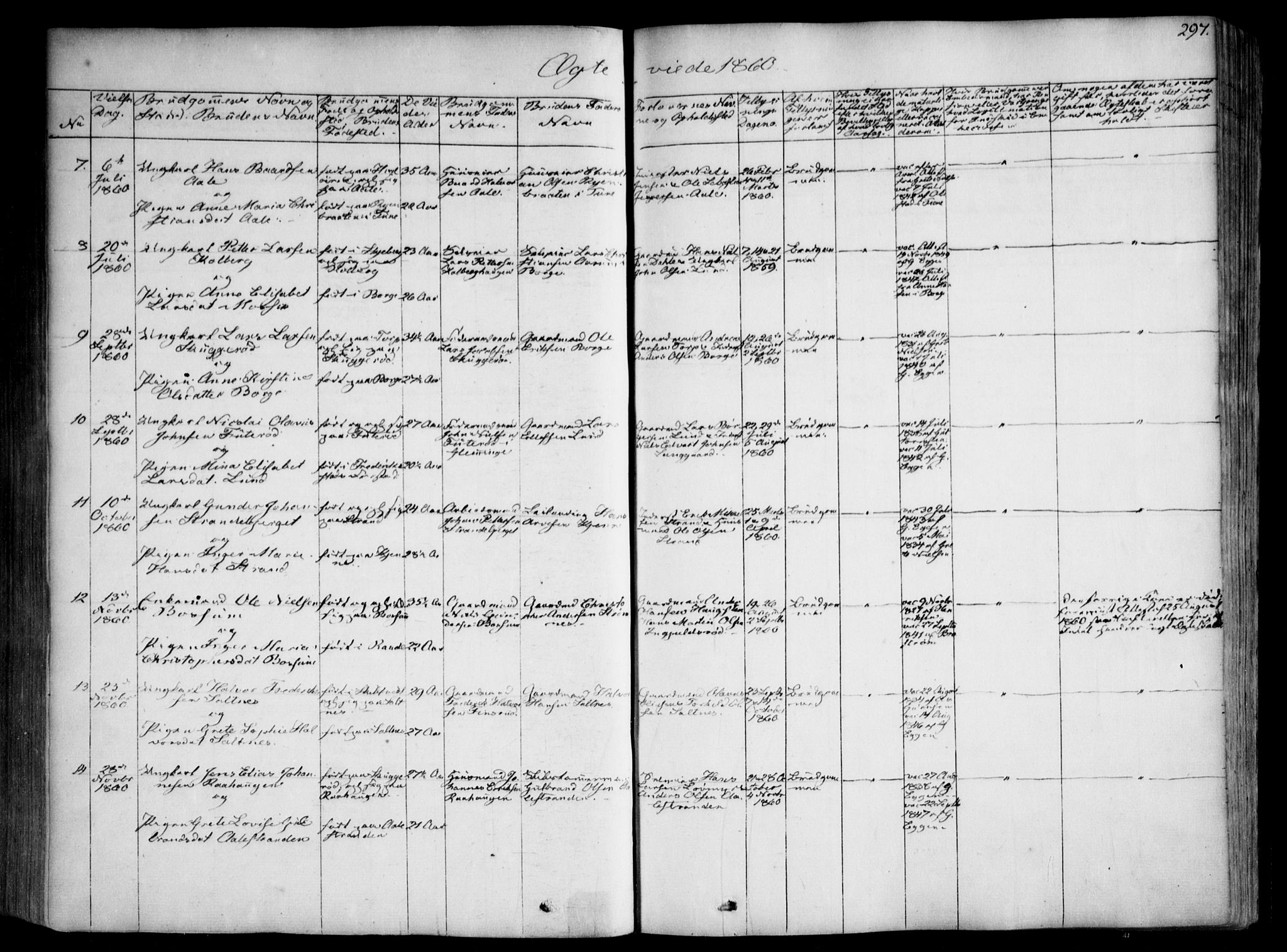 Onsøy prestekontor Kirkebøker, AV/SAO-A-10914/F/Fa/L0003: Ministerialbok nr. I 3, 1841-1860, s. 297