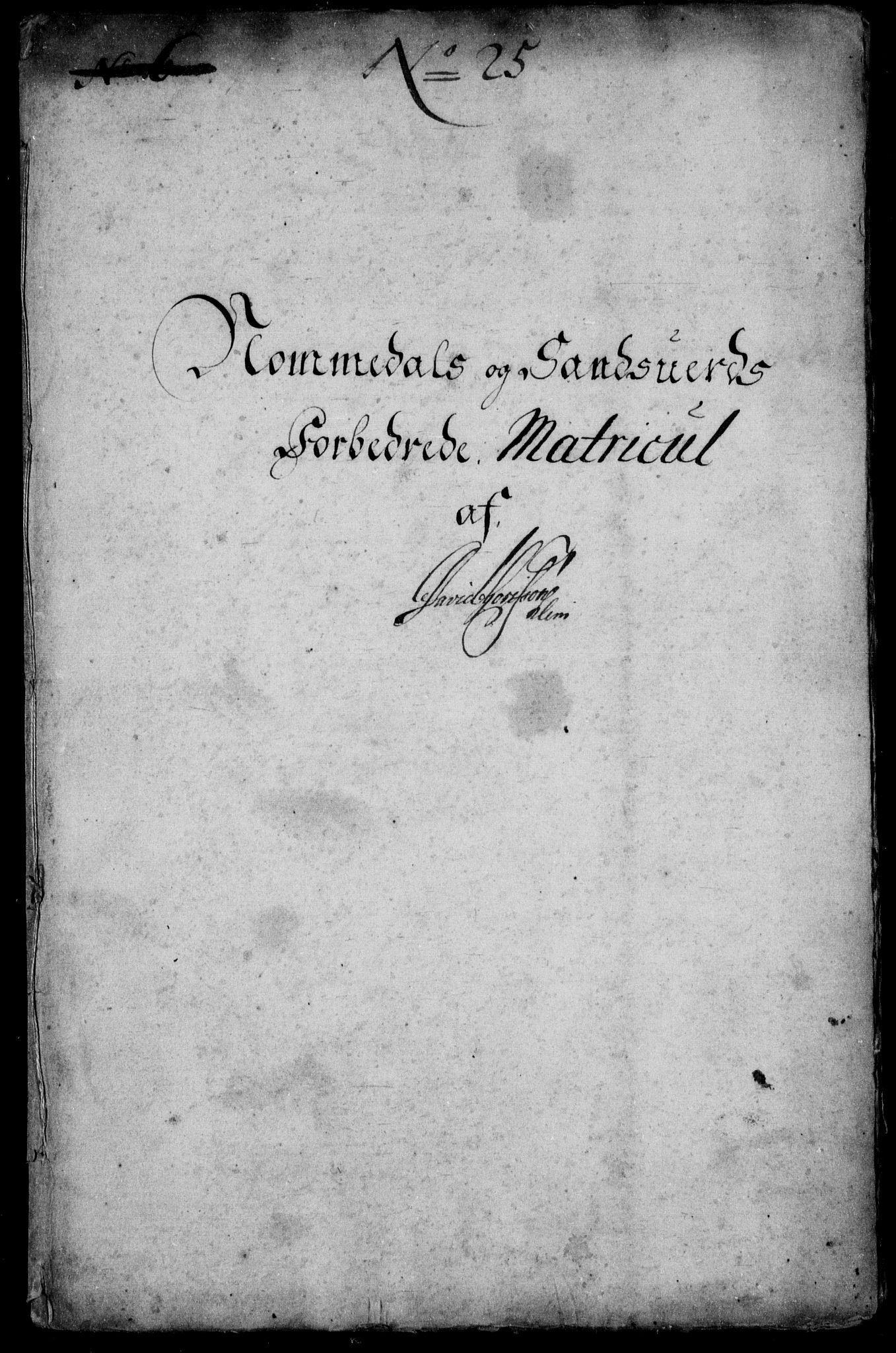 Danske Kanselli, Skapsaker, RA/EA-4061/F/L0090: Skap 15, pakke 260, 1679-1698, s. 428