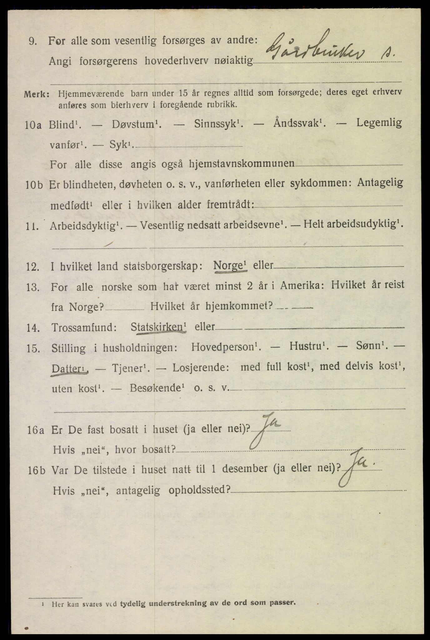 SAH, Folketelling 1920 for 0428 Trysil herred, 1920, s. 9436