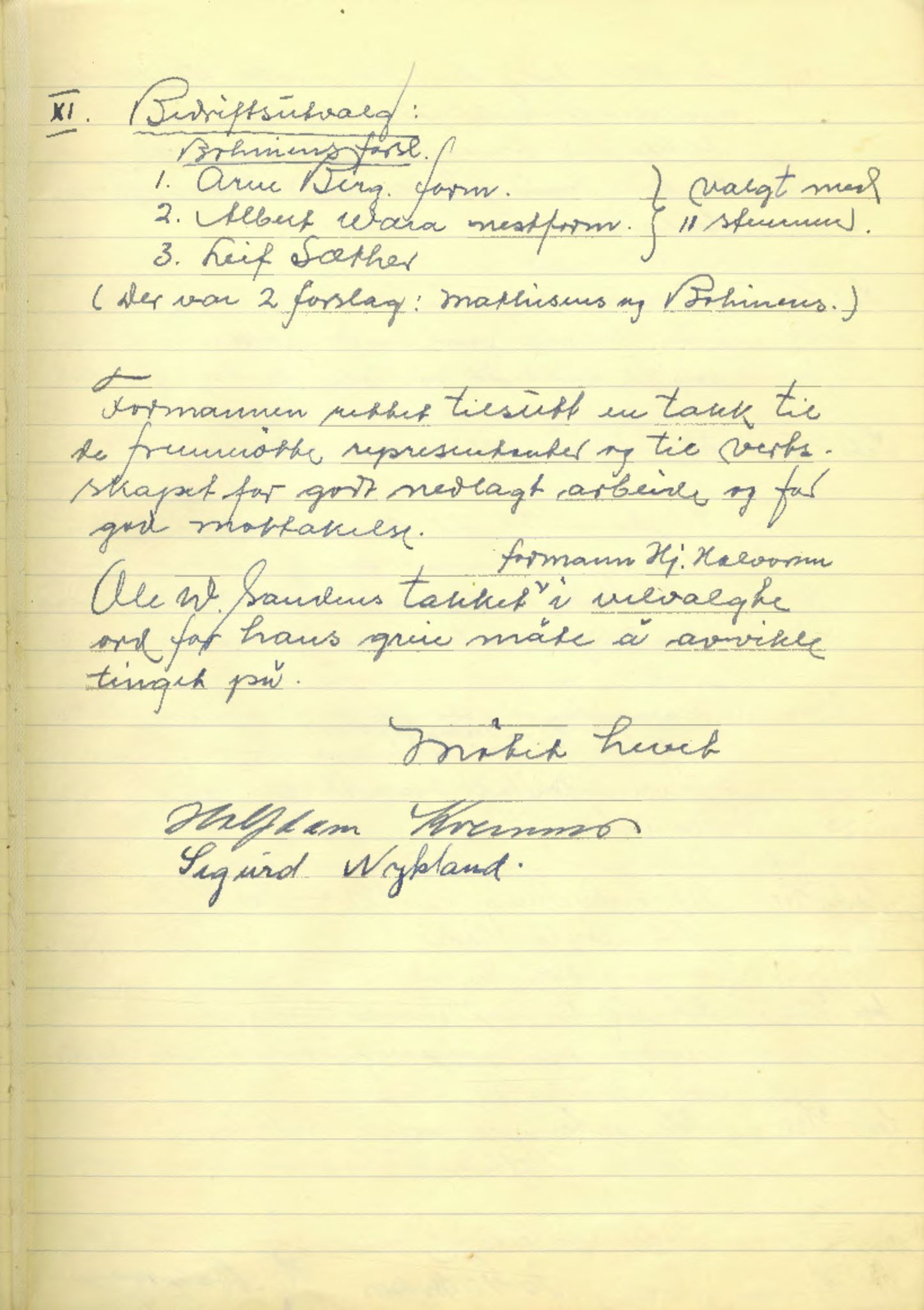 Aust-Finnmark Idrettskrets , FMFB/A-1041/A/L0002: Møteprotokoll for  styre, ting og arbeidsutvalg, 1951-1954, s. 16