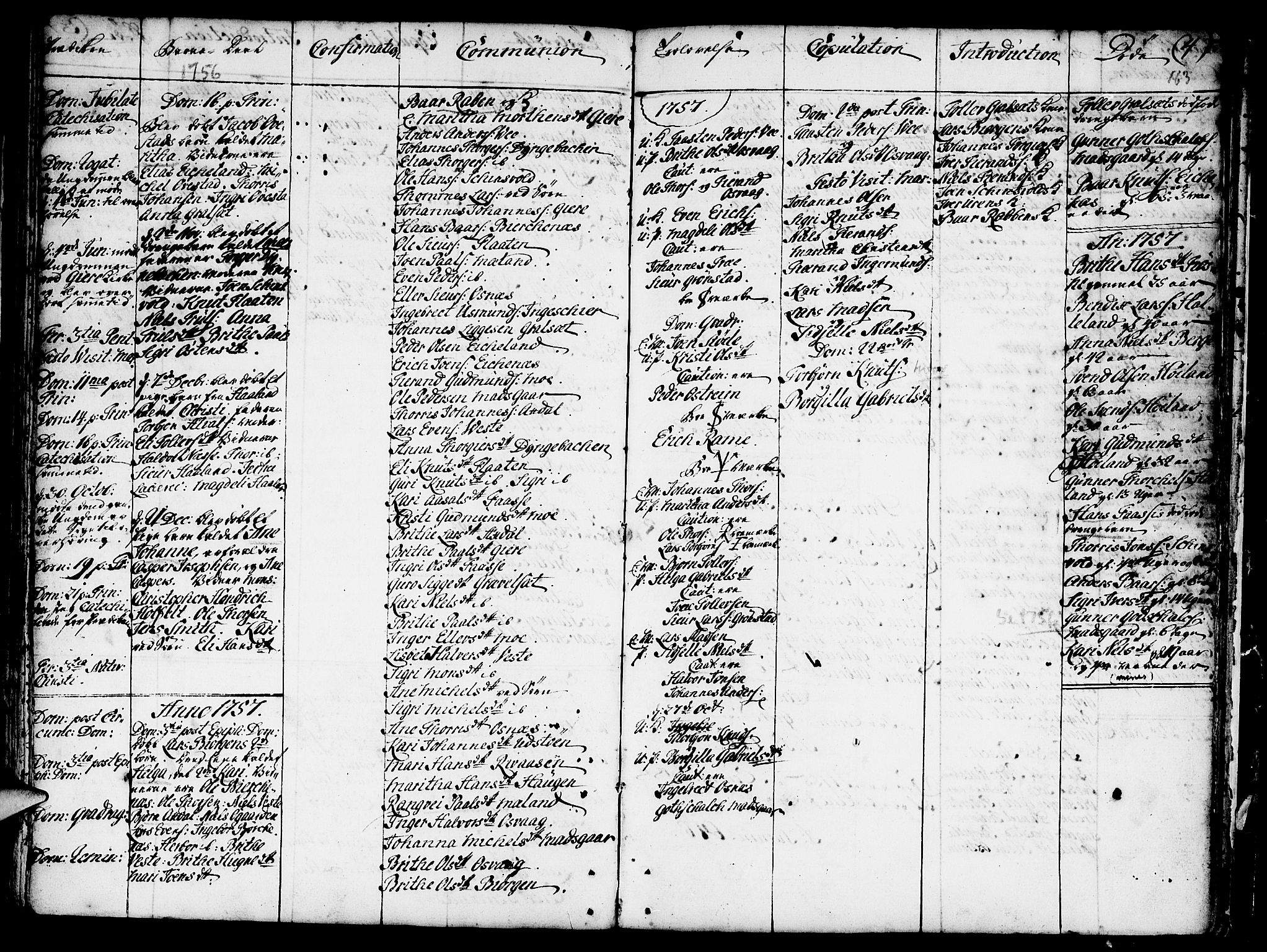 Etne sokneprestembete, SAB/A-75001/H/Haa: Ministerialbok nr. A 3 /3, 1755-1782, s. 163