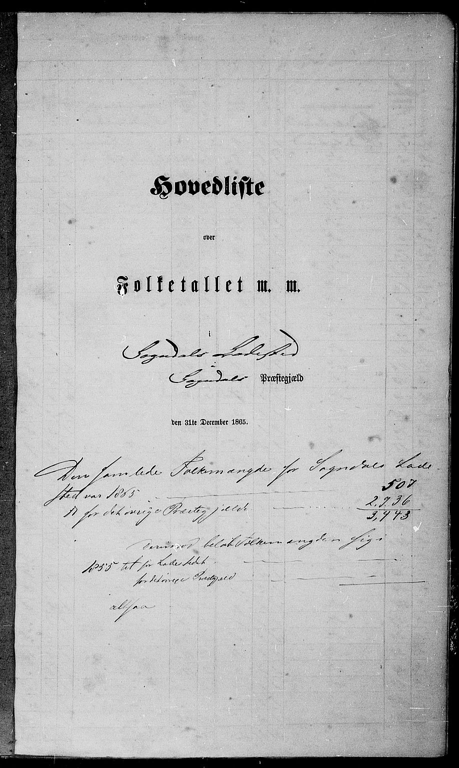 RA, Folketelling 1865 for 1111P Sokndal prestegjeld, 1865, s. 136