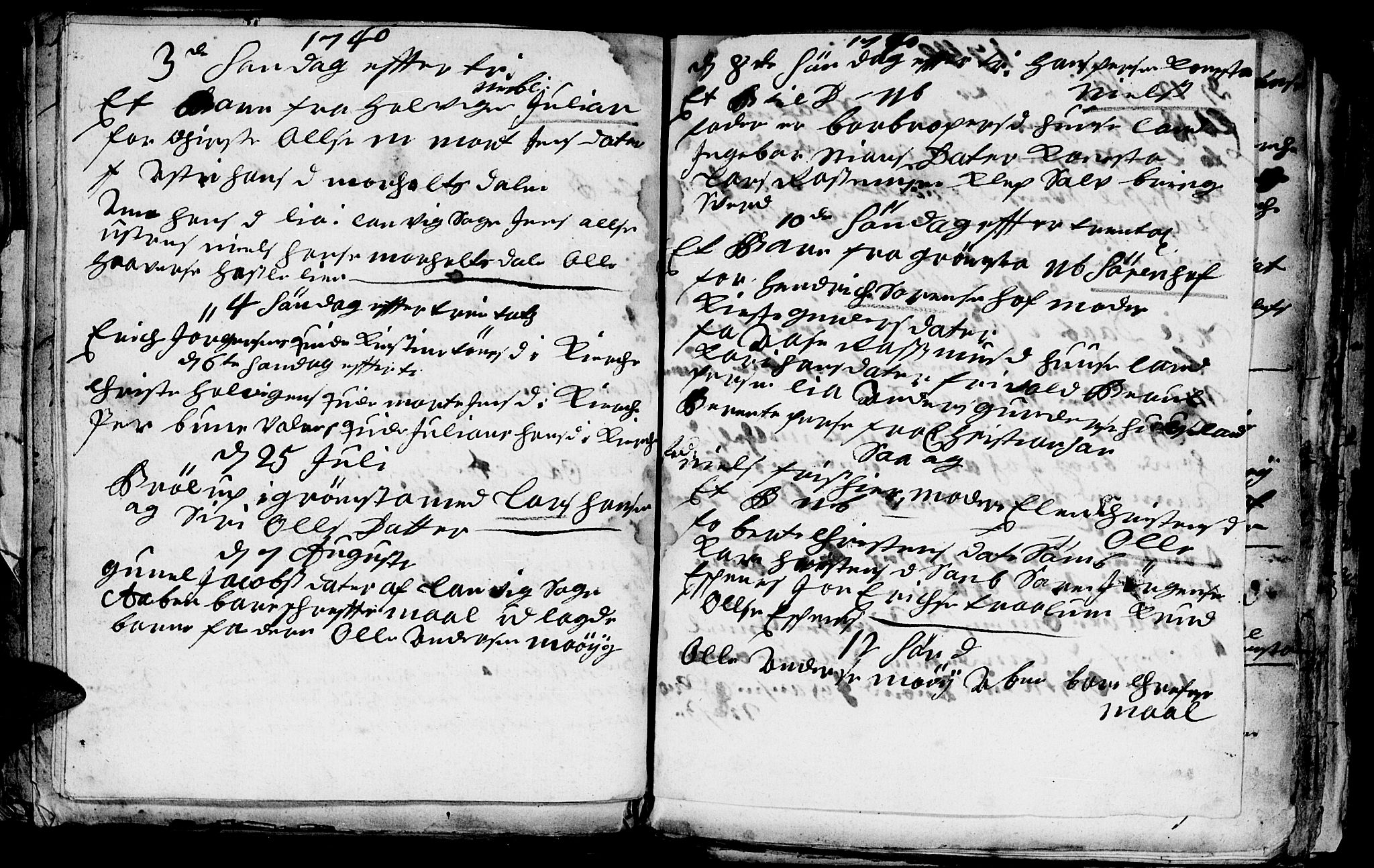 Fjære sokneprestkontor, AV/SAK-1111-0011/F/Fb/L0001: Klokkerbok nr. B 1, 1732-1750, s. 78