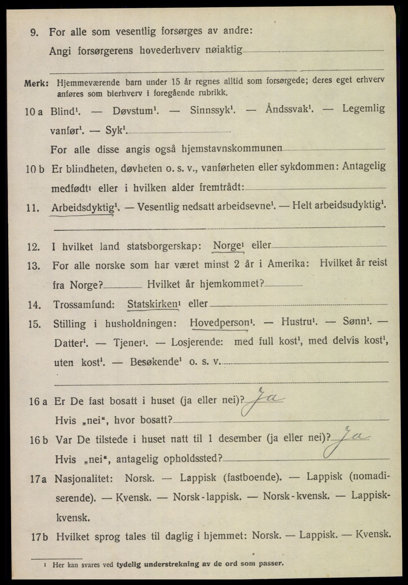 SAT, Folketelling 1920 for 1727 Beitstad herred, 1920, s. 3216