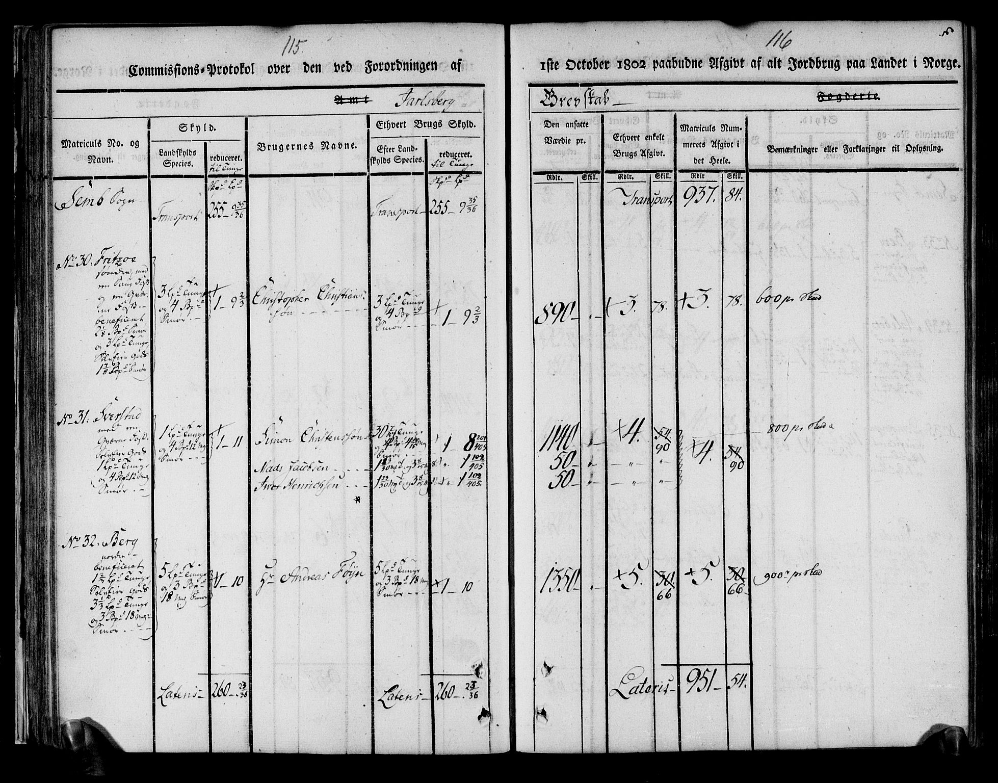 Rentekammeret inntil 1814, Realistisk ordnet avdeling, AV/RA-EA-4070/N/Ne/Nea/L0175: Jarlsberg grevskap. Kommisjonsprotokoll for grevskapets søndre distrikt - Ramnes, Sem, Stokke, Borre, Andebu og Nøtterøy prestegjeld, 1803, s. 59