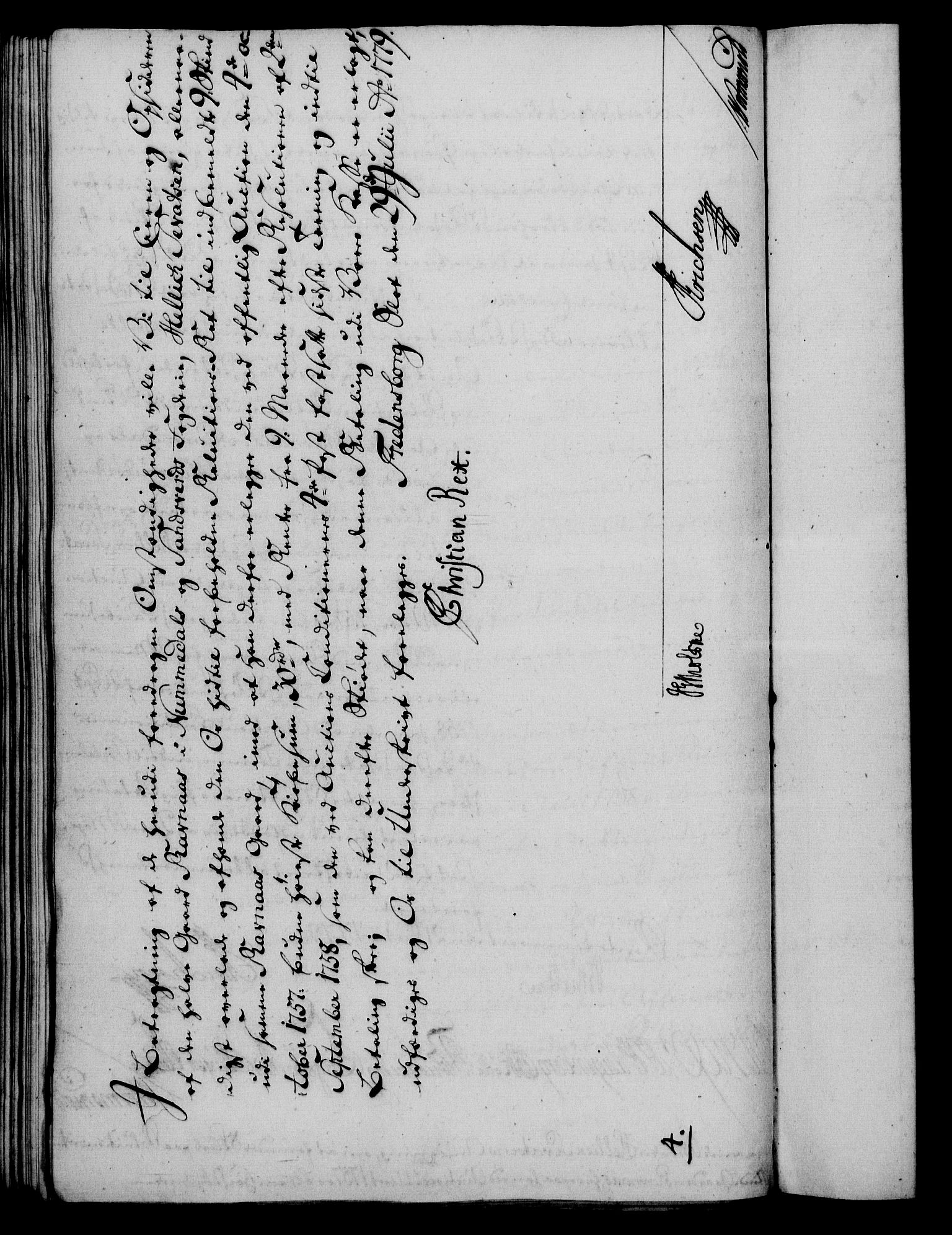 Rentekammeret, Kammerkanselliet, RA/EA-3111/G/Gf/Gfa/L0061: Norsk relasjons- og resolusjonsprotokoll (merket RK 52.61), 1779, s. 318