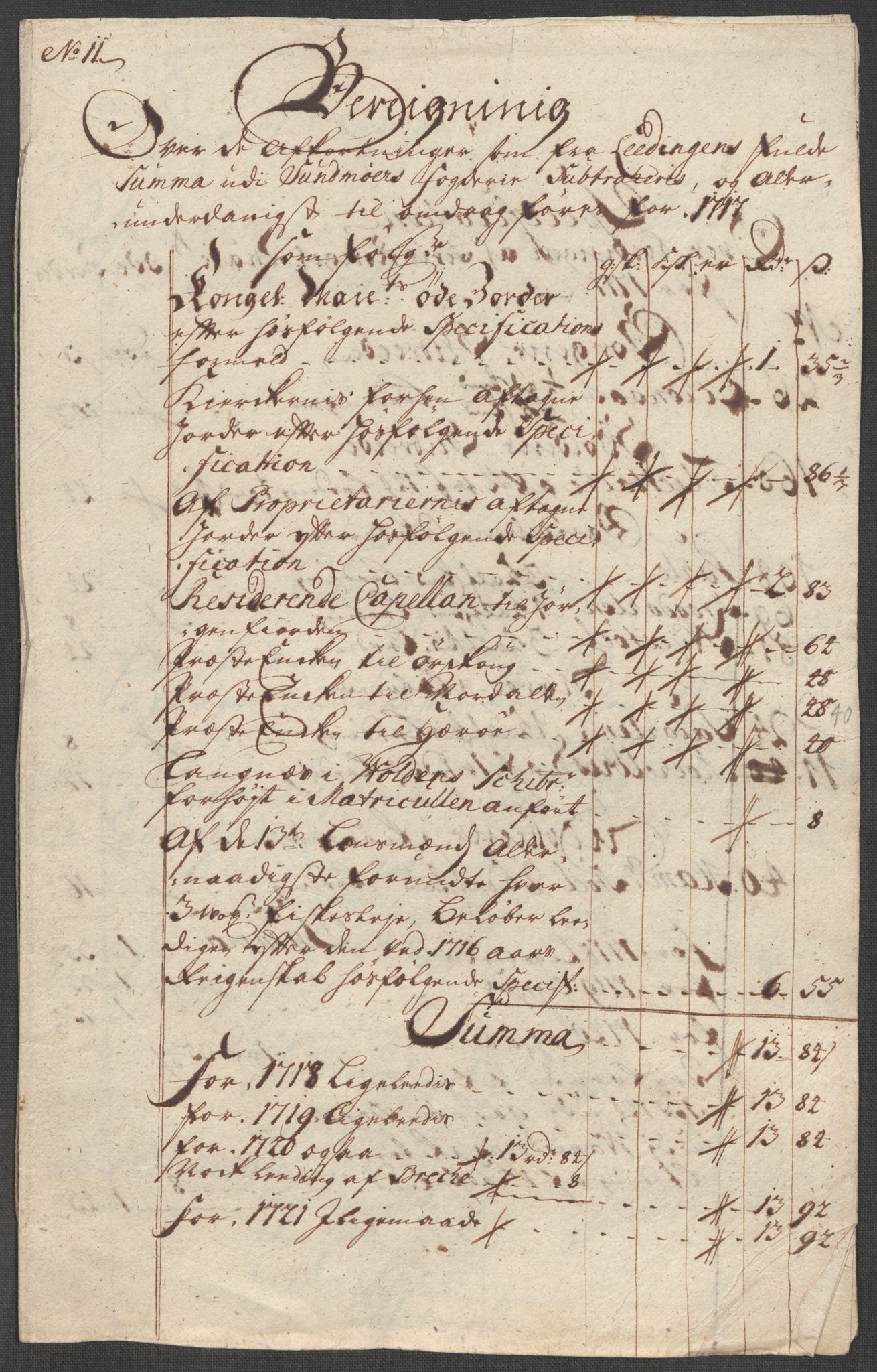 Rentekammeret inntil 1814, Reviderte regnskaper, Fogderegnskap, AV/RA-EA-4092/R54/L3569: Fogderegnskap Sunnmøre, 1717, s. 226