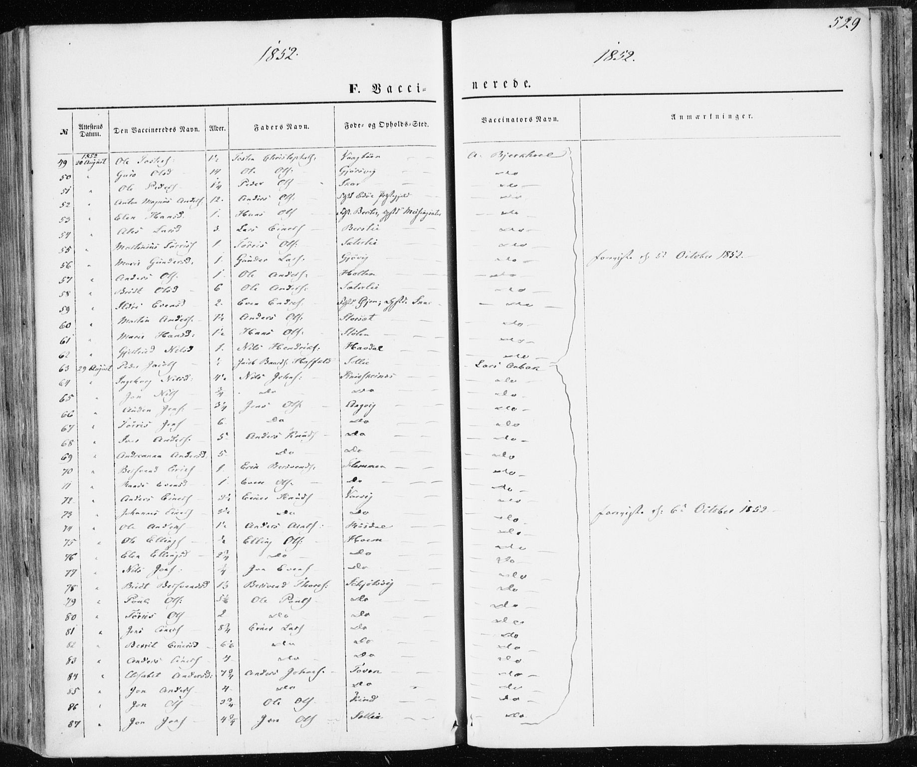 Ministerialprotokoller, klokkerbøker og fødselsregistre - Møre og Romsdal, SAT/A-1454/586/L0984: Ministerialbok nr. 586A10, 1844-1856, s. 529