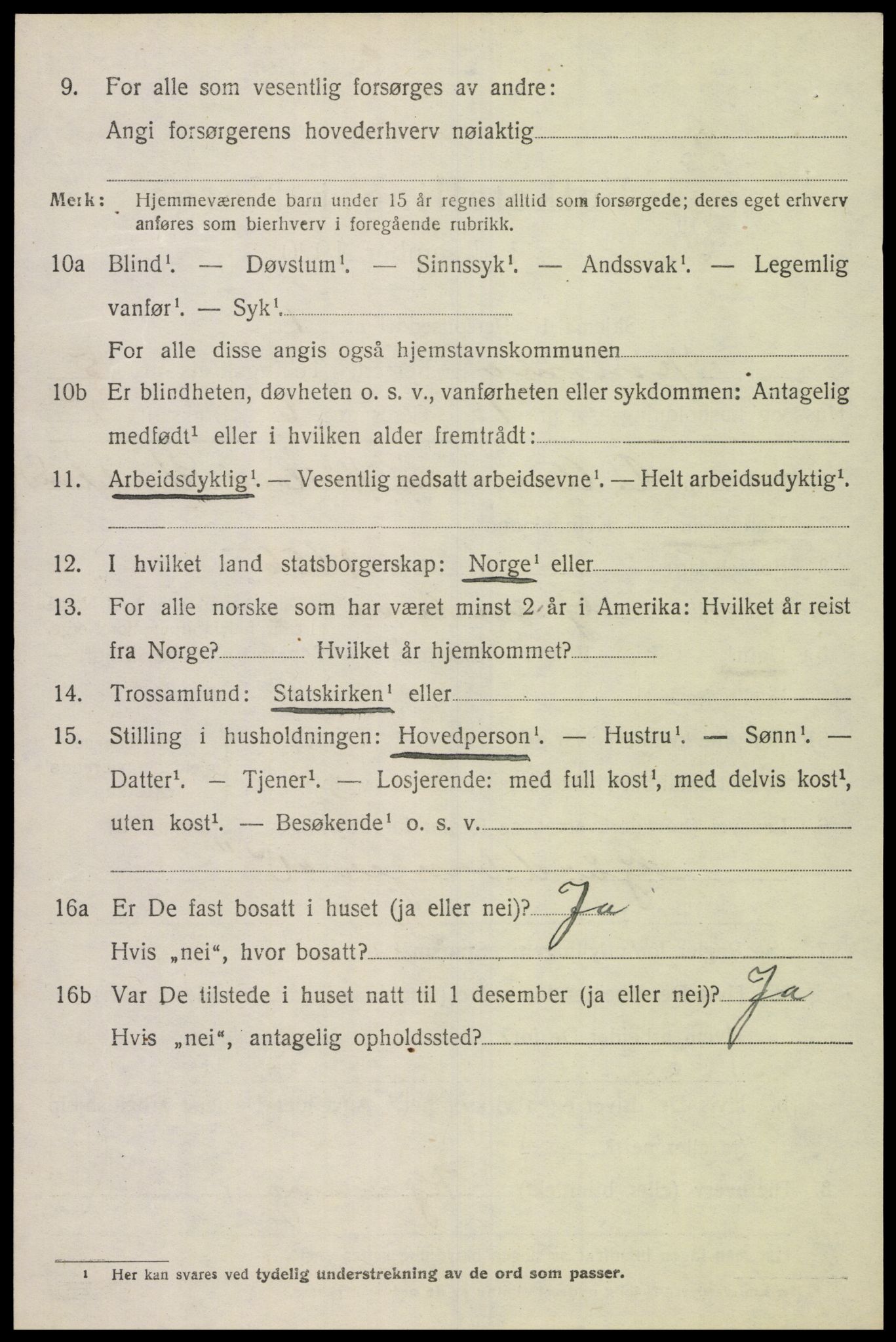 SAK, Folketelling 1920 for 1027 Konsmo herred, 1920, s. 1391