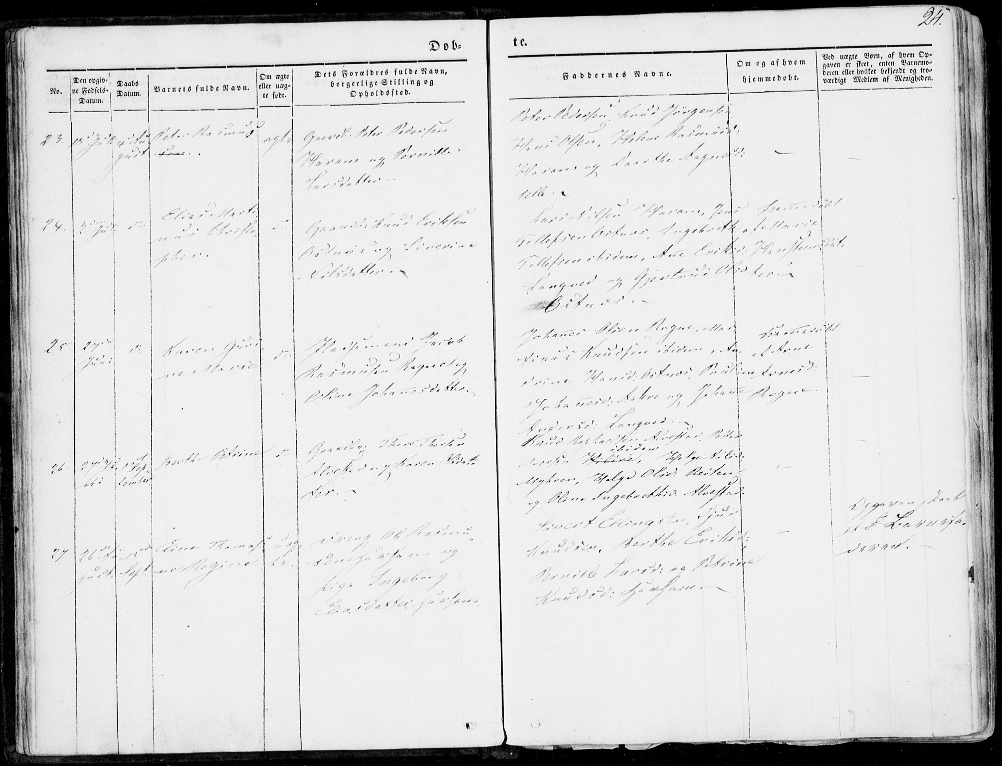 Ministerialprotokoller, klokkerbøker og fødselsregistre - Møre og Romsdal, AV/SAT-A-1454/536/L0497: Ministerialbok nr. 536A06, 1845-1865, s. 24