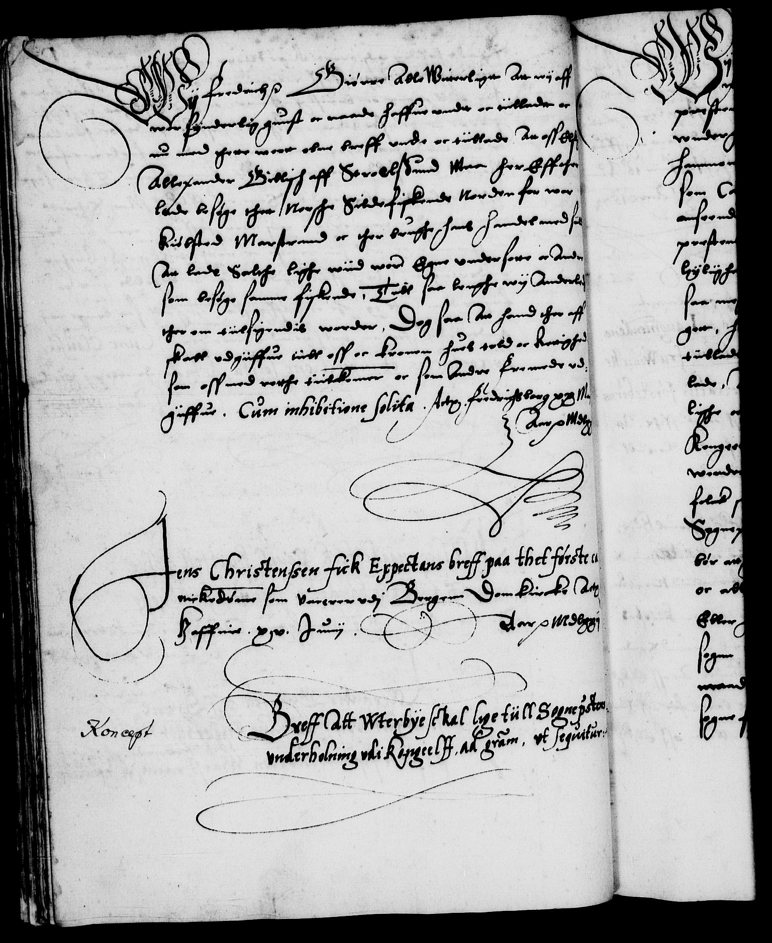 Danske Kanselli 1572-1799, RA/EA-3023/F/Fc/Fca/Fcaa/L0001: Norske registre (mikrofilm), 1572-1588, s. 30b