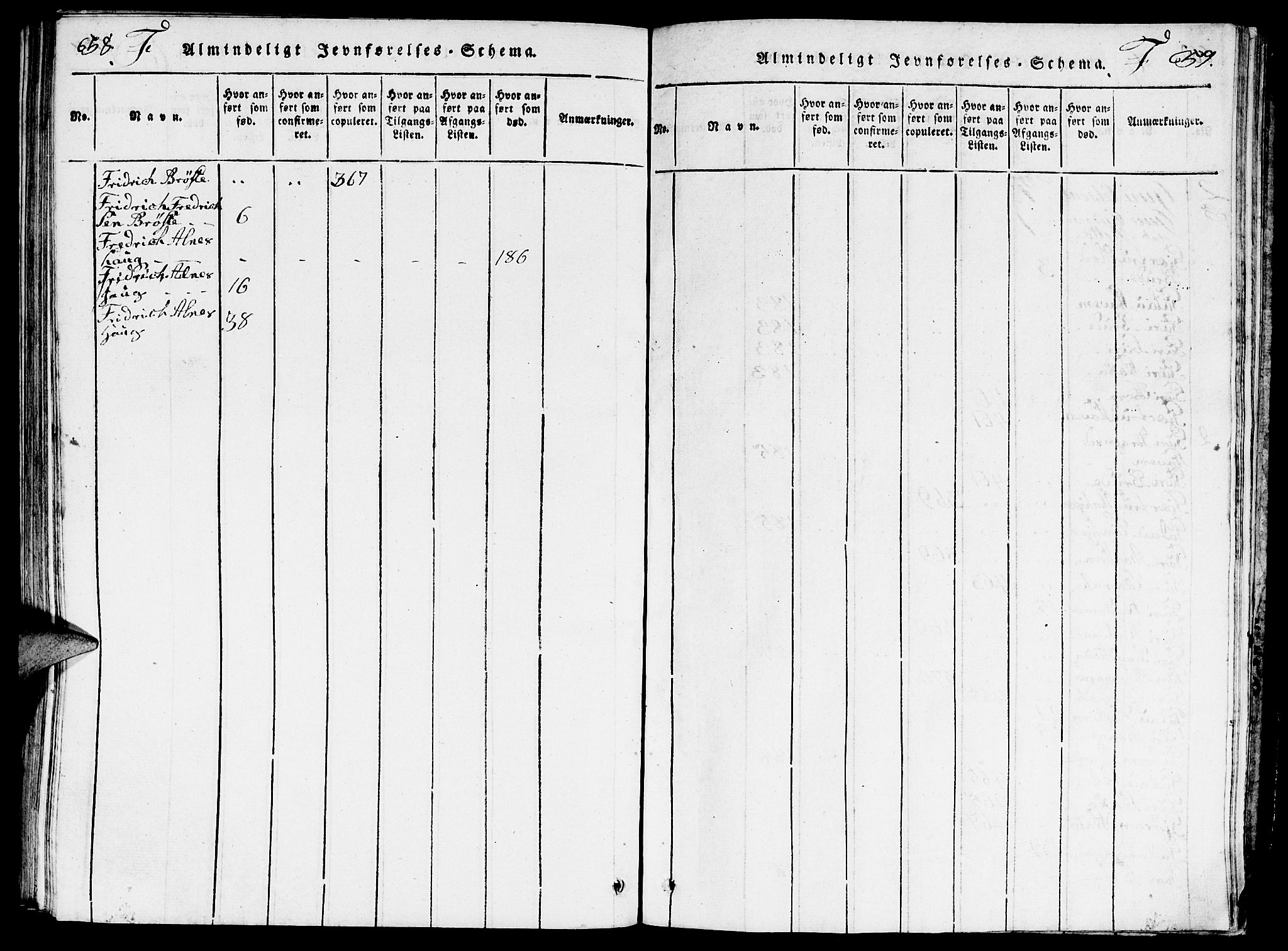 Ministerialprotokoller, klokkerbøker og fødselsregistre - Møre og Romsdal, AV/SAT-A-1454/546/L0595: Klokkerbok nr. 546C01, 1818-1836, s. 658-659