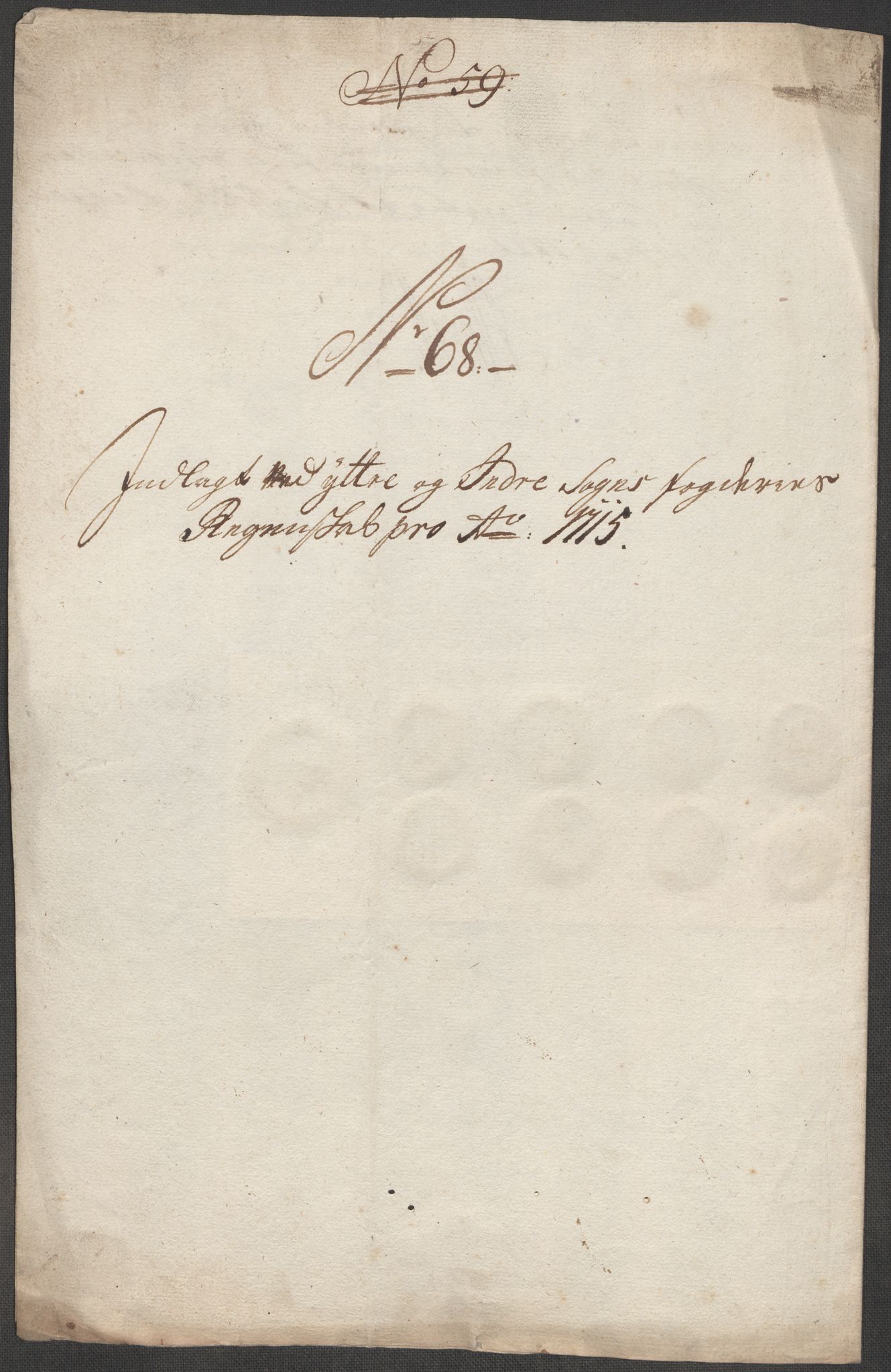 Rentekammeret inntil 1814, Reviderte regnskaper, Fogderegnskap, AV/RA-EA-4092/R52/L3320: Fogderegnskap Sogn, 1715-1716, s. 348