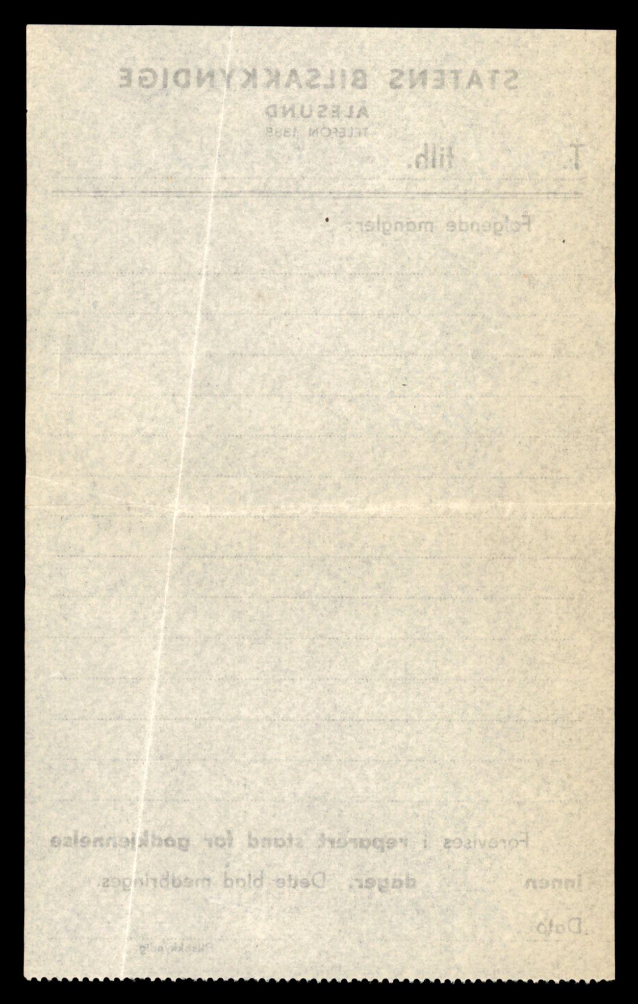Møre og Romsdal vegkontor - Ålesund trafikkstasjon, AV/SAT-A-4099/F/Fe/L0022: Registreringskort for kjøretøy T 10584 - T 10694, 1927-1998, s. 1302