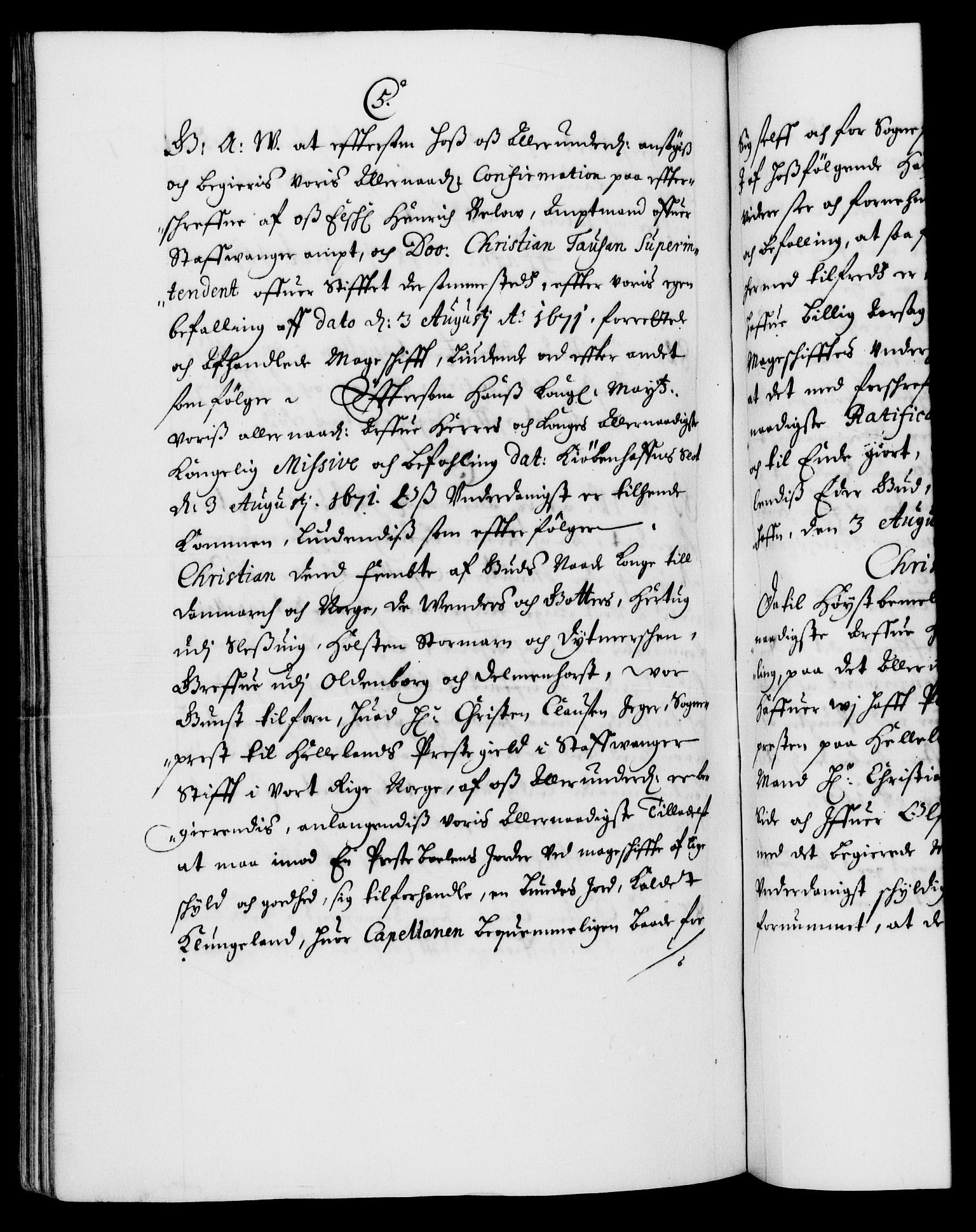 Danske Kanselli 1572-1799, AV/RA-EA-3023/F/Fc/Fca/Fcaa/L0011: Norske registre (mikrofilm), 1670-1673, s. 577b