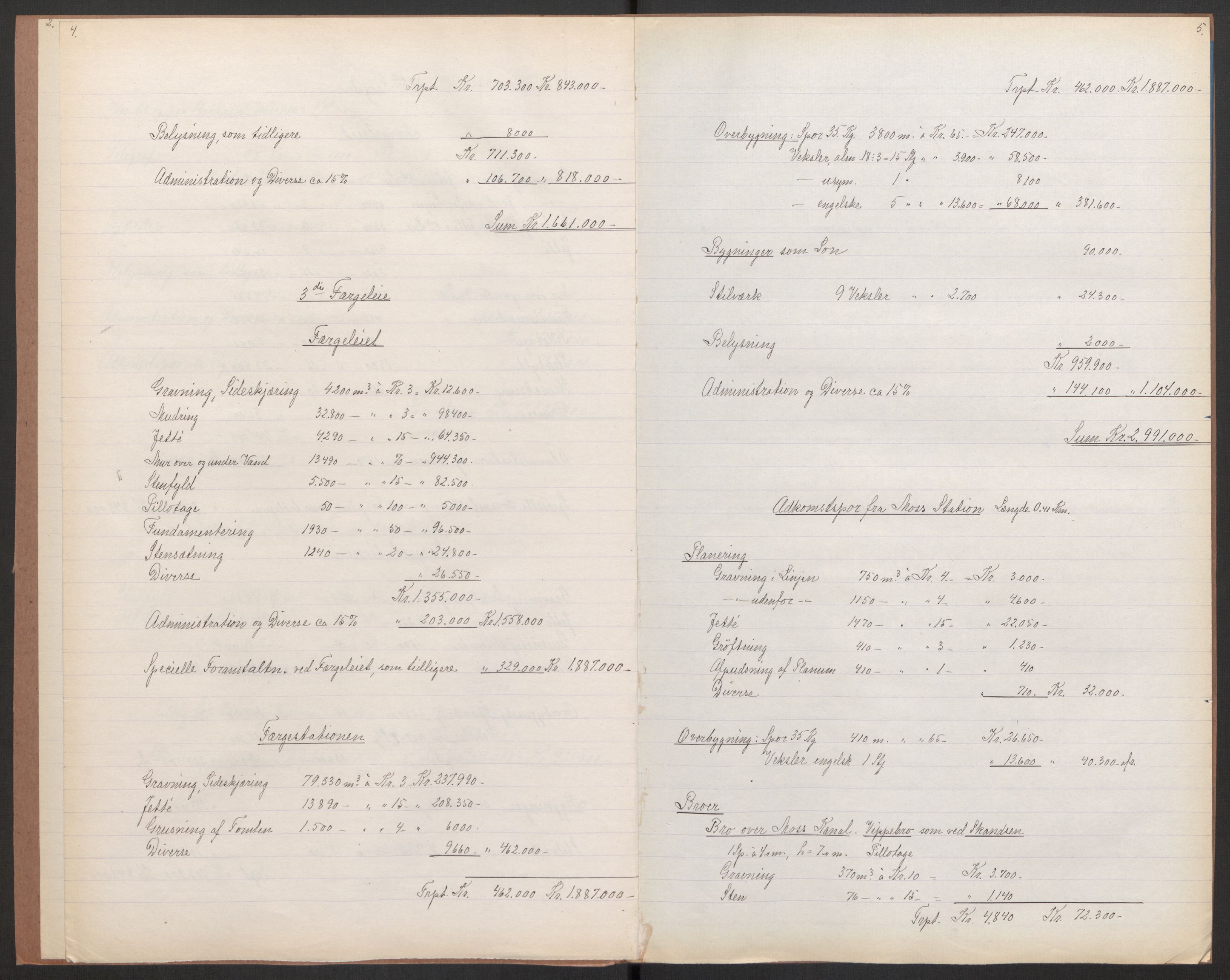 Norges Statsbaner, Baneavdelingen B, AV/RA-S-1619/1/F/Fa/L0042: NORGE-JYLLAND, 1920, s. 291