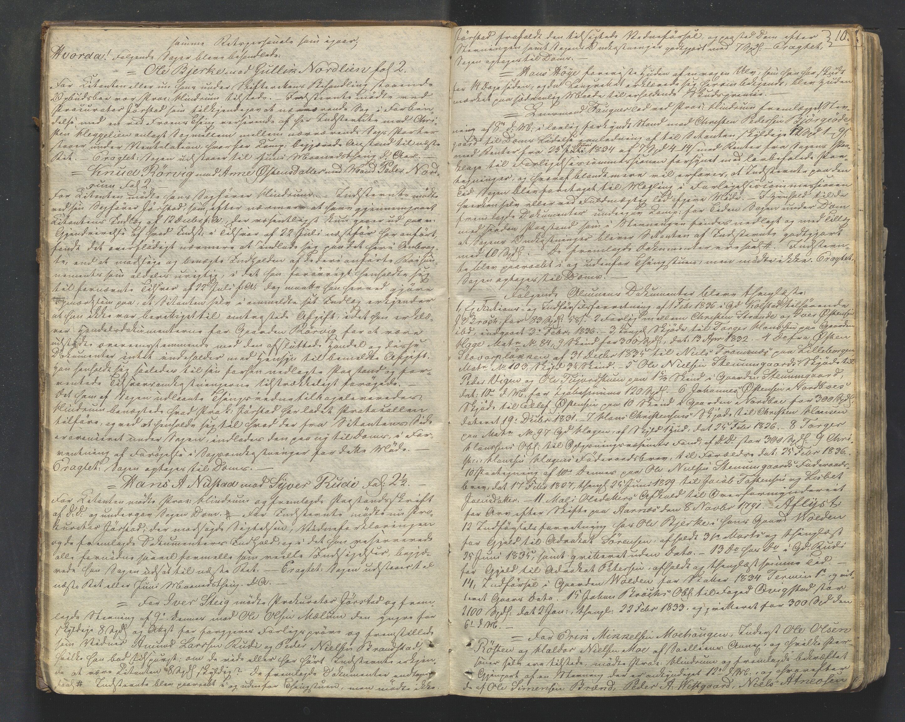 Mellom-Gudbrandsdal sorenskriveri, AV/SAH-TING-038/G/Gb/L0001: Tingbok, 1835-1849, s. 9b-10a