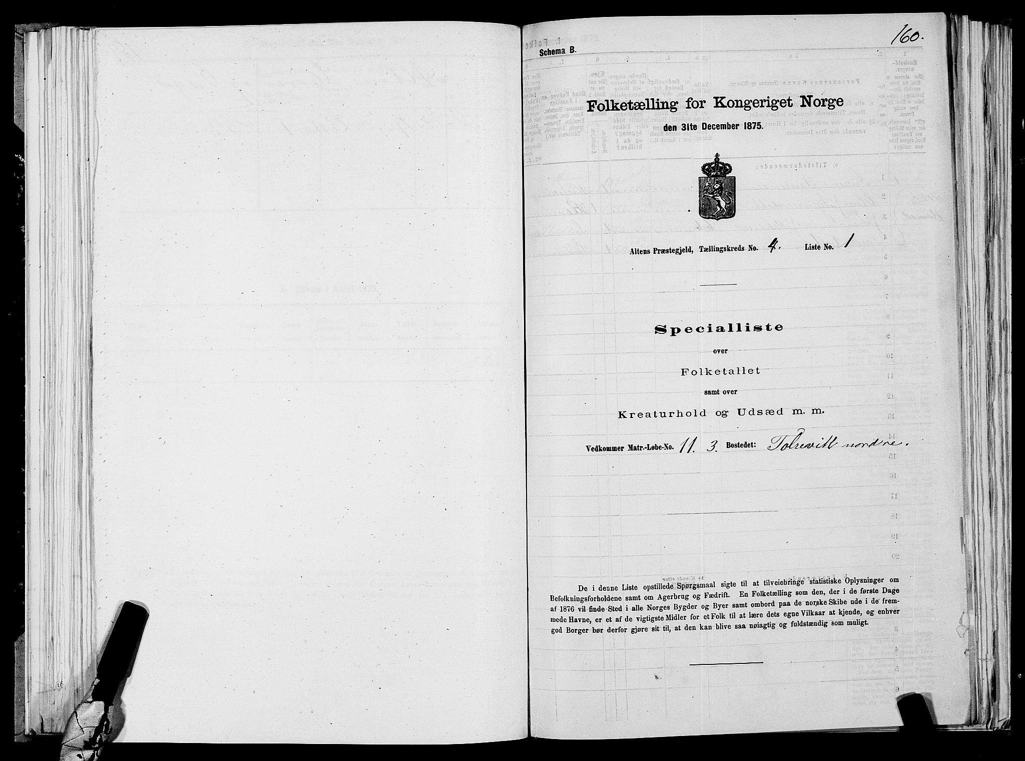 SATØ, Folketelling 1875 for 2012P Alta prestegjeld, 1875, s. 2160
