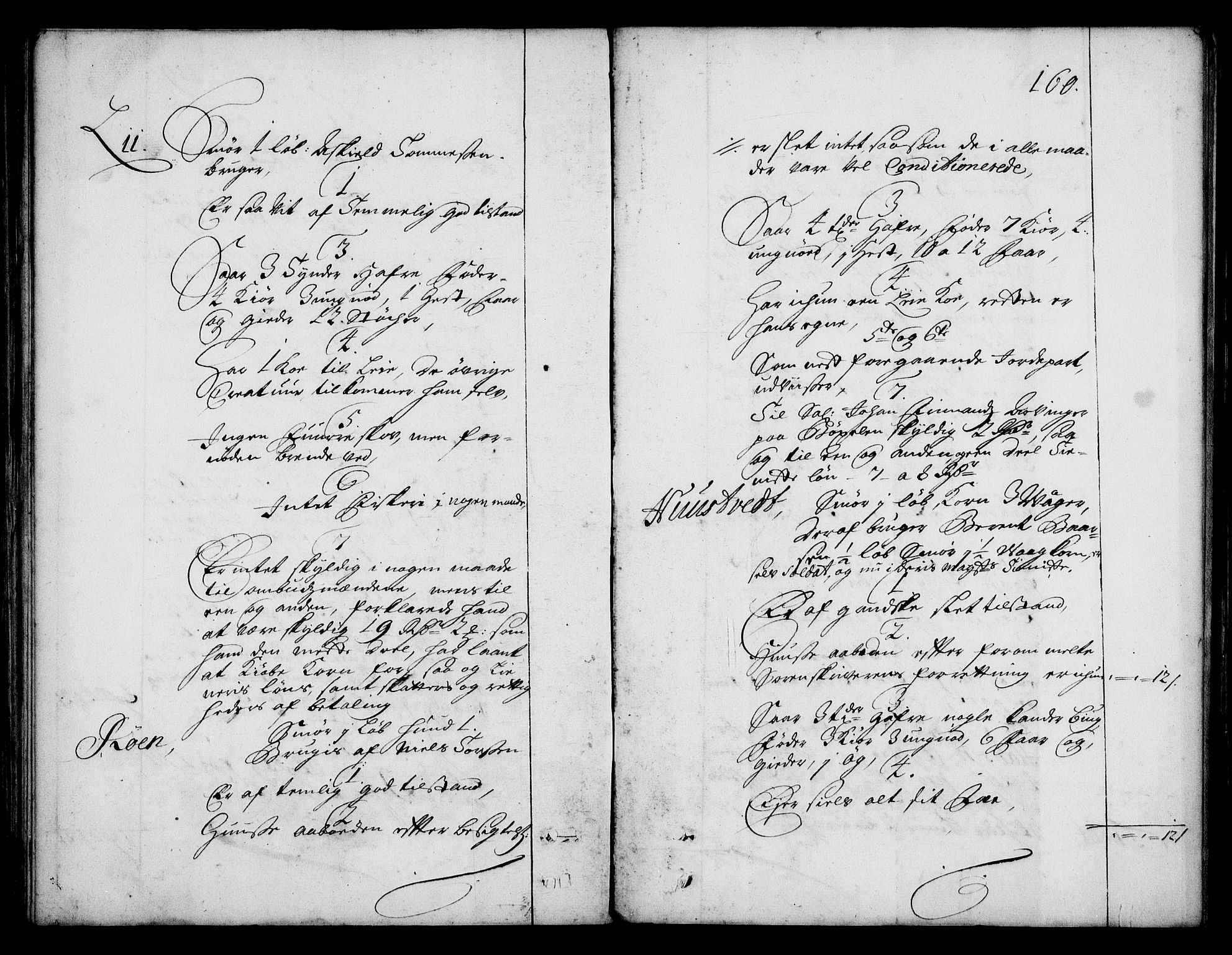 Rentekammeret inntil 1814, Realistisk ordnet avdeling, AV/RA-EA-4070/On/L0003: [Jj 4]: Kommisjonsforretning over Vilhelm Hanssøns forpaktning av Halsnøy klosters gods, 1712-1722, s. 159b-160a