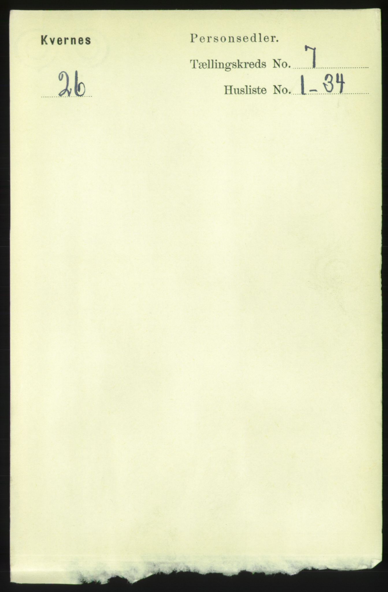 RA, Folketelling 1891 for 1553 Kvernes herred, 1891, s. 3251