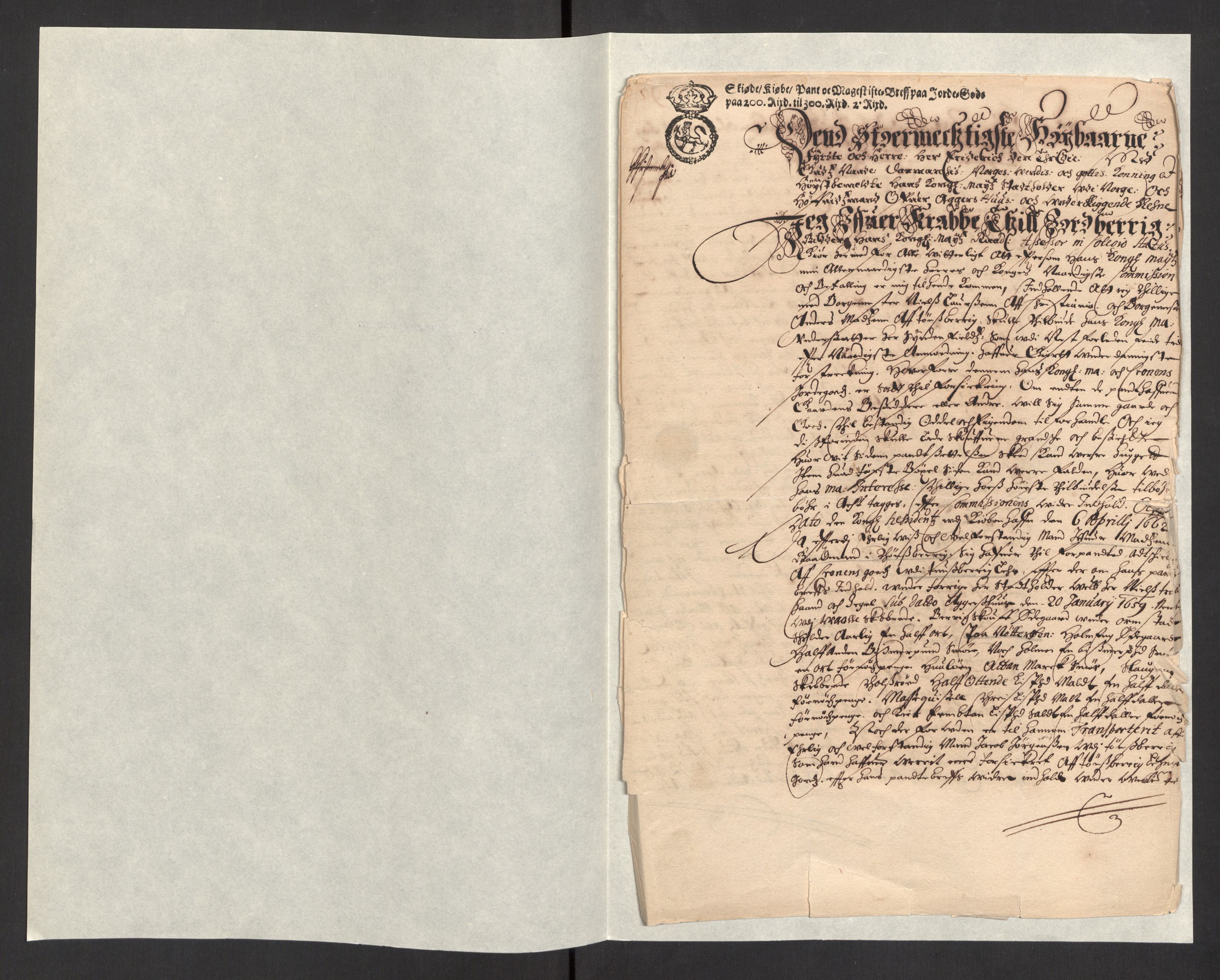 Rentekammeret, Kammerkanselliet, RA/EA-3111/G/Gg/Ggj/Ggja/L0001a: Skjøter utstedt av myndigheter i Norge og senere ombyttet med kongelige konfirmasjonsskjøter, 1663-1669, s. 414