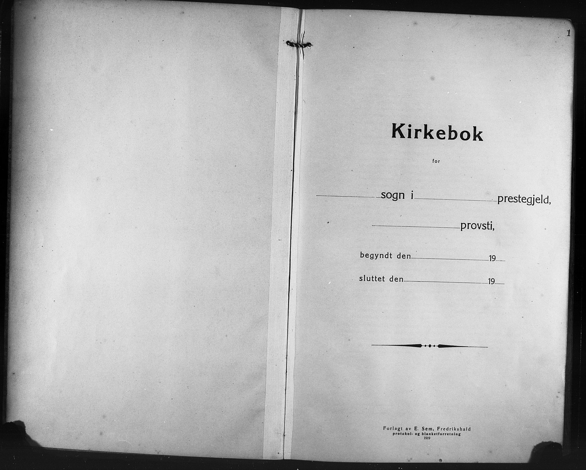 Haugesund sokneprestkontor, SAST/A -101863/H/Ha/Hab/L0010: Klokkerbok nr. B 10, 1920-1931, s. 1