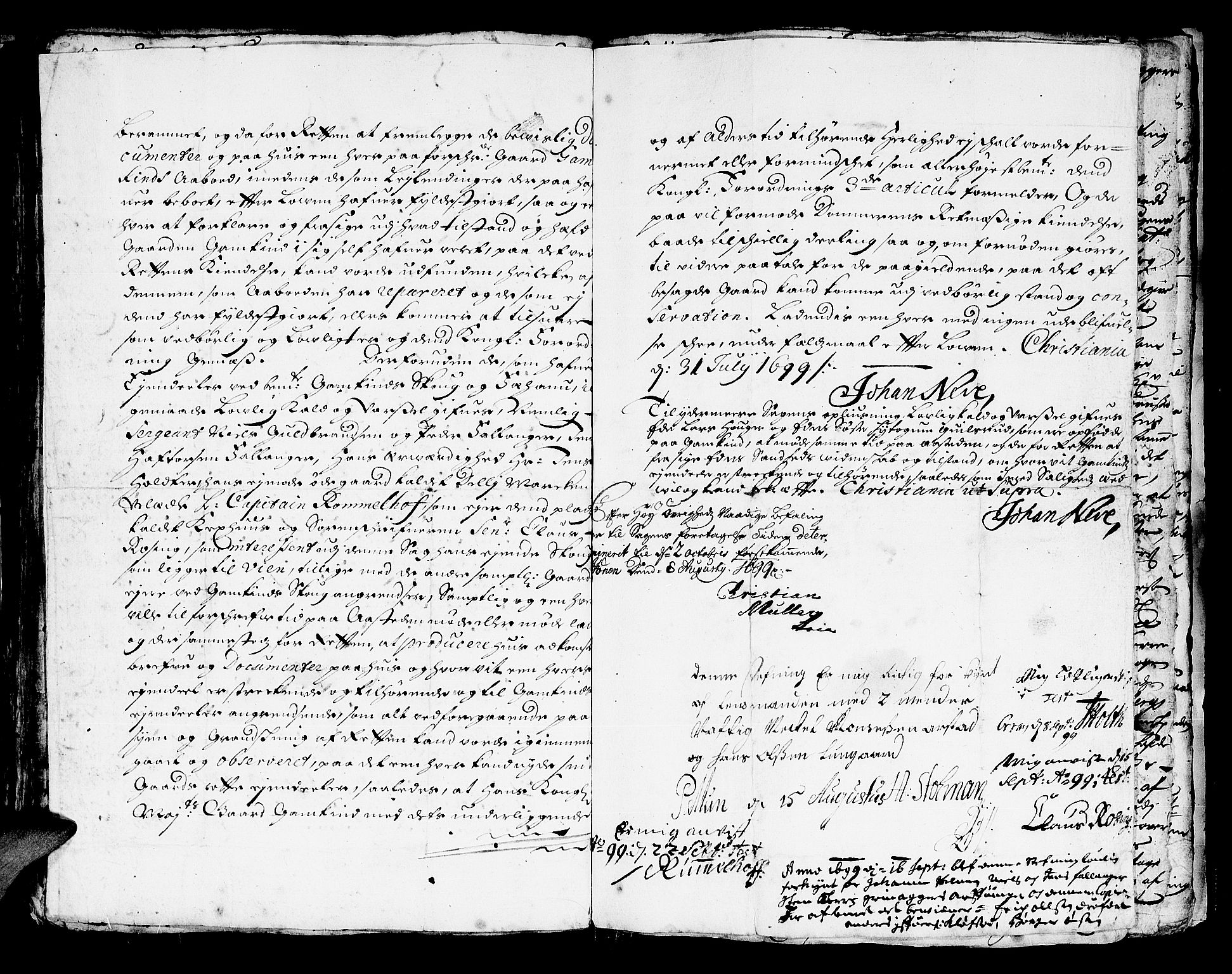 Ringerike og Hallingdal sorenskriveri, AV/SAKO-A-81/H/Ha/L0002: Skifteprotokoll, 1698-1701