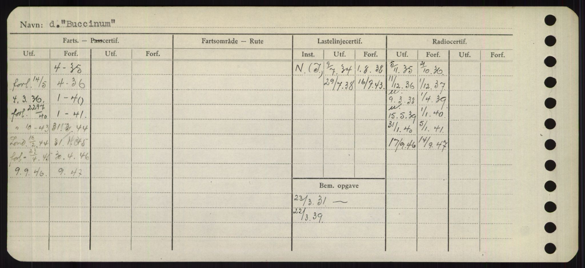 Sjøfartsdirektoratet med forløpere, Skipsmålingen, RA/S-1627/H/Hd/L0005: Fartøy, Br-Byg, s. 538