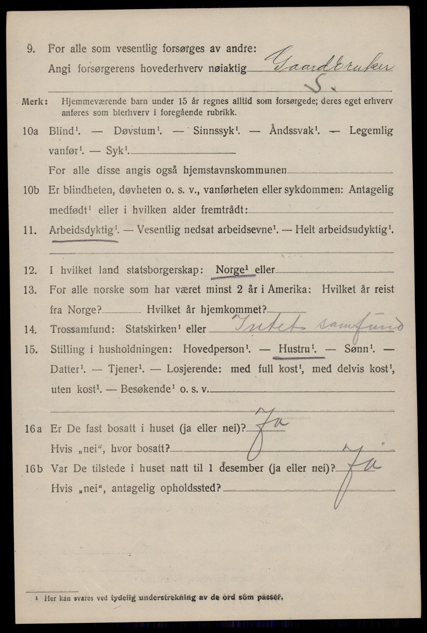 SAKO, Folketelling 1920 for 0827 Hjartdal herred, 1920, s. 2235