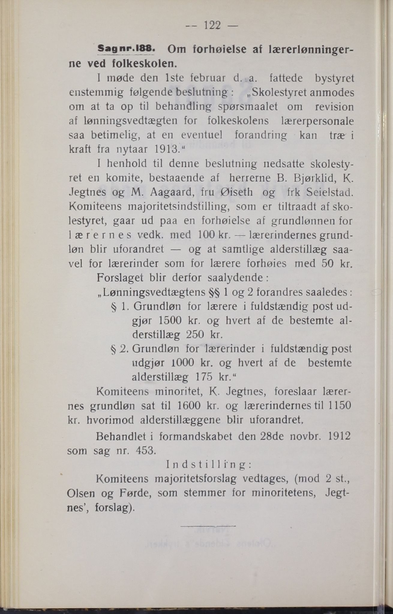 Narvik kommune. Formannskap , AIN/K-18050.150/A/Ab/L0002: Møtebok, 1912