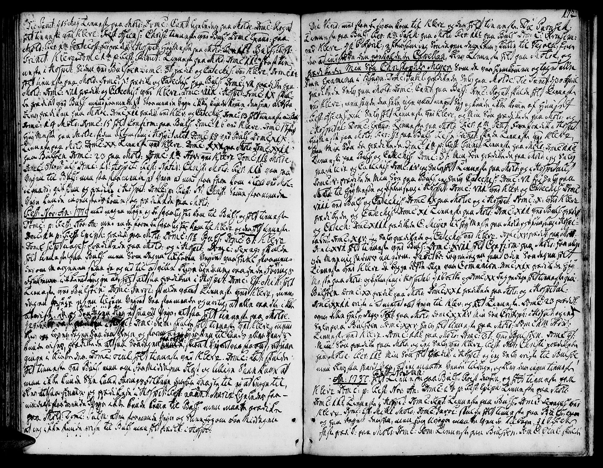 Ministerialprotokoller, klokkerbøker og fødselsregistre - Møre og Romsdal, AV/SAT-A-1454/555/L0648: Ministerialbok nr. 555A01, 1759-1793, s. 172