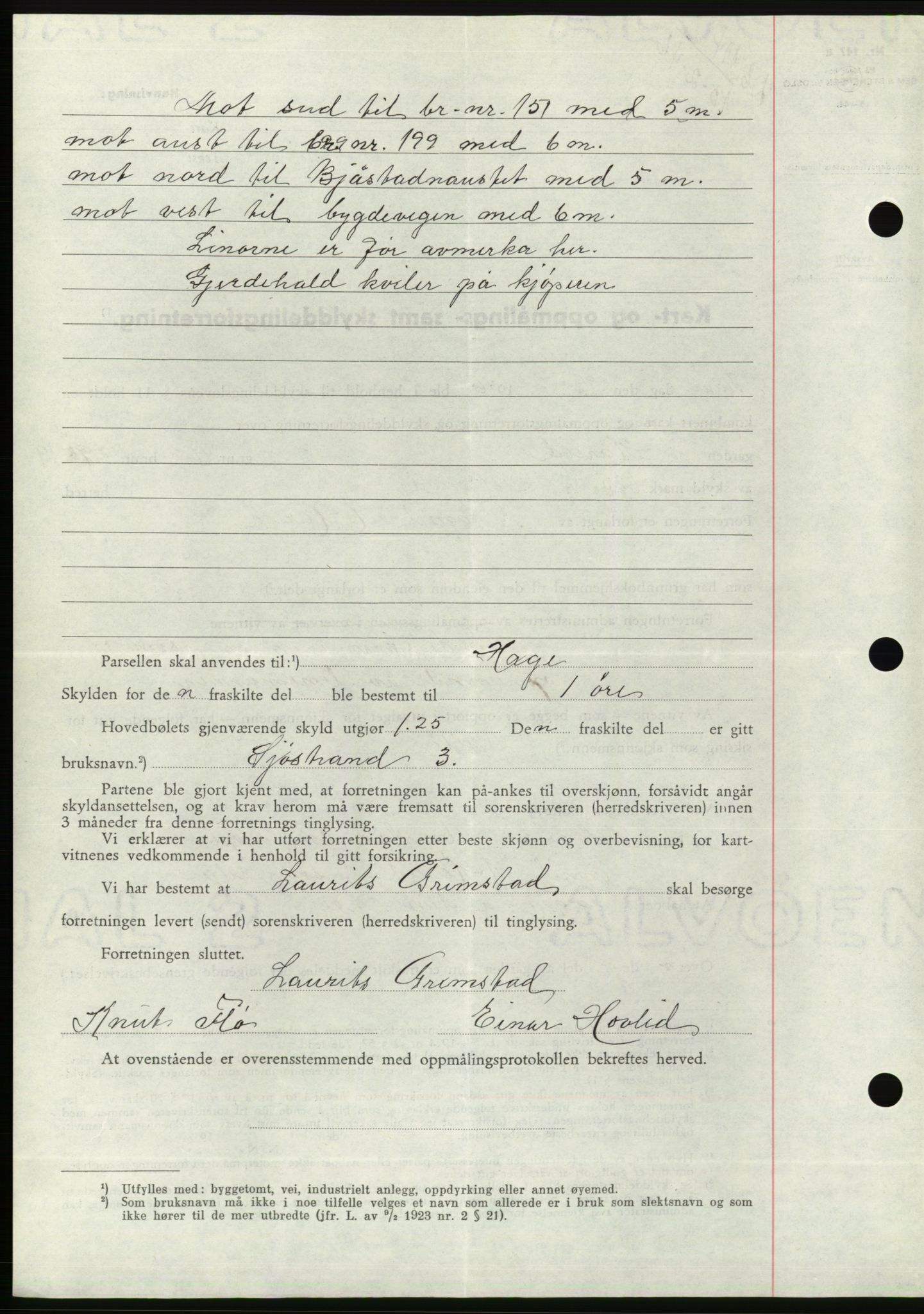 Søre Sunnmøre sorenskriveri, AV/SAT-A-4122/1/2/2C/L0078: Pantebok nr. 4A, 1946-1946, Dagboknr: 114/1946