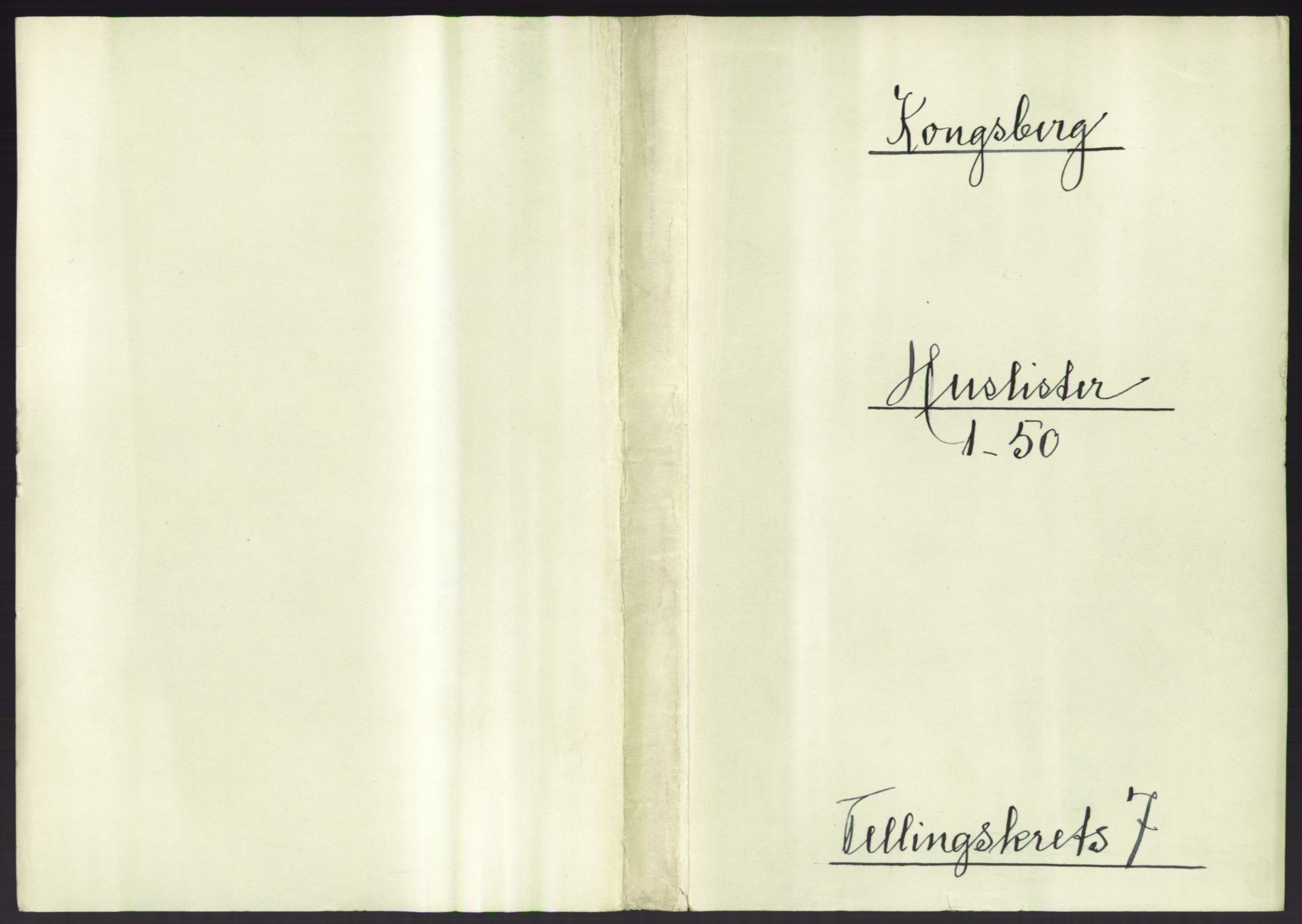 RA, Folketelling 1891 for 0604 Kongsberg kjøpstad, 1891, s. 987