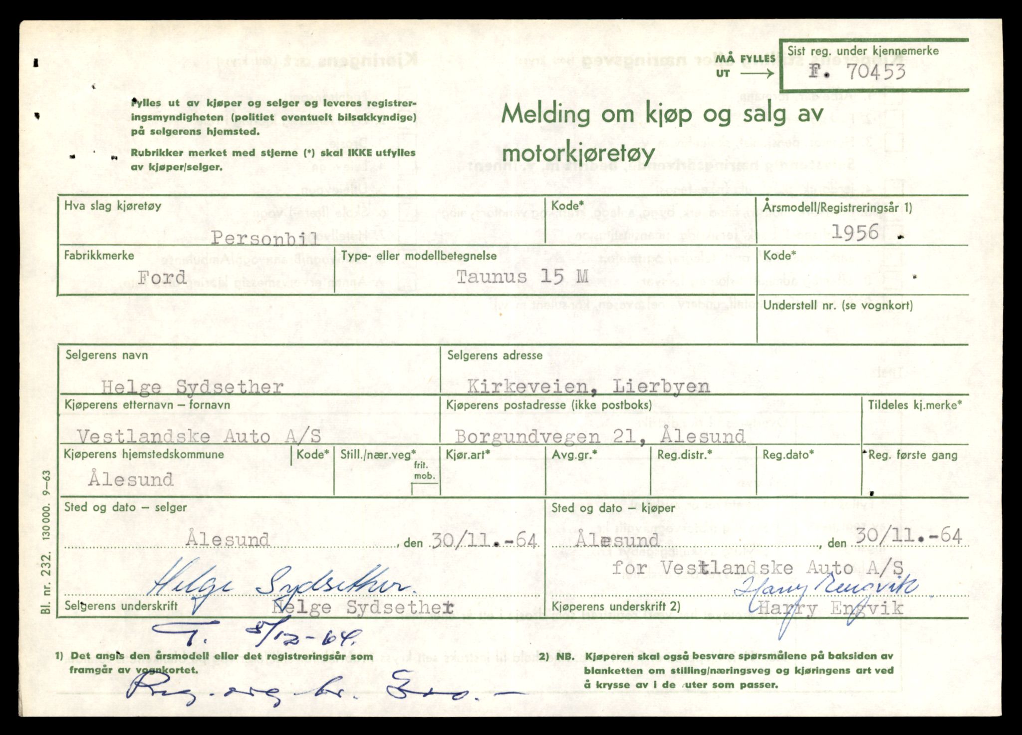 Møre og Romsdal vegkontor - Ålesund trafikkstasjon, AV/SAT-A-4099/F/Fe/L0022: Registreringskort for kjøretøy T 10584 - T 10694, 1927-1998, s. 1357