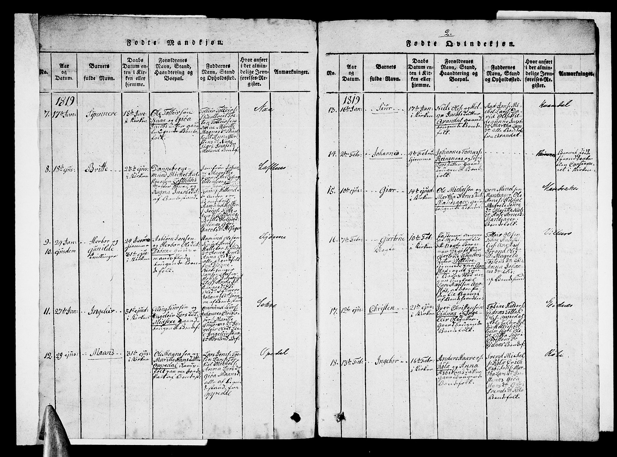 Ullensvang sokneprestembete, AV/SAB-A-78701/H/Haa: Ministerialbok nr. A 9, 1819-1826